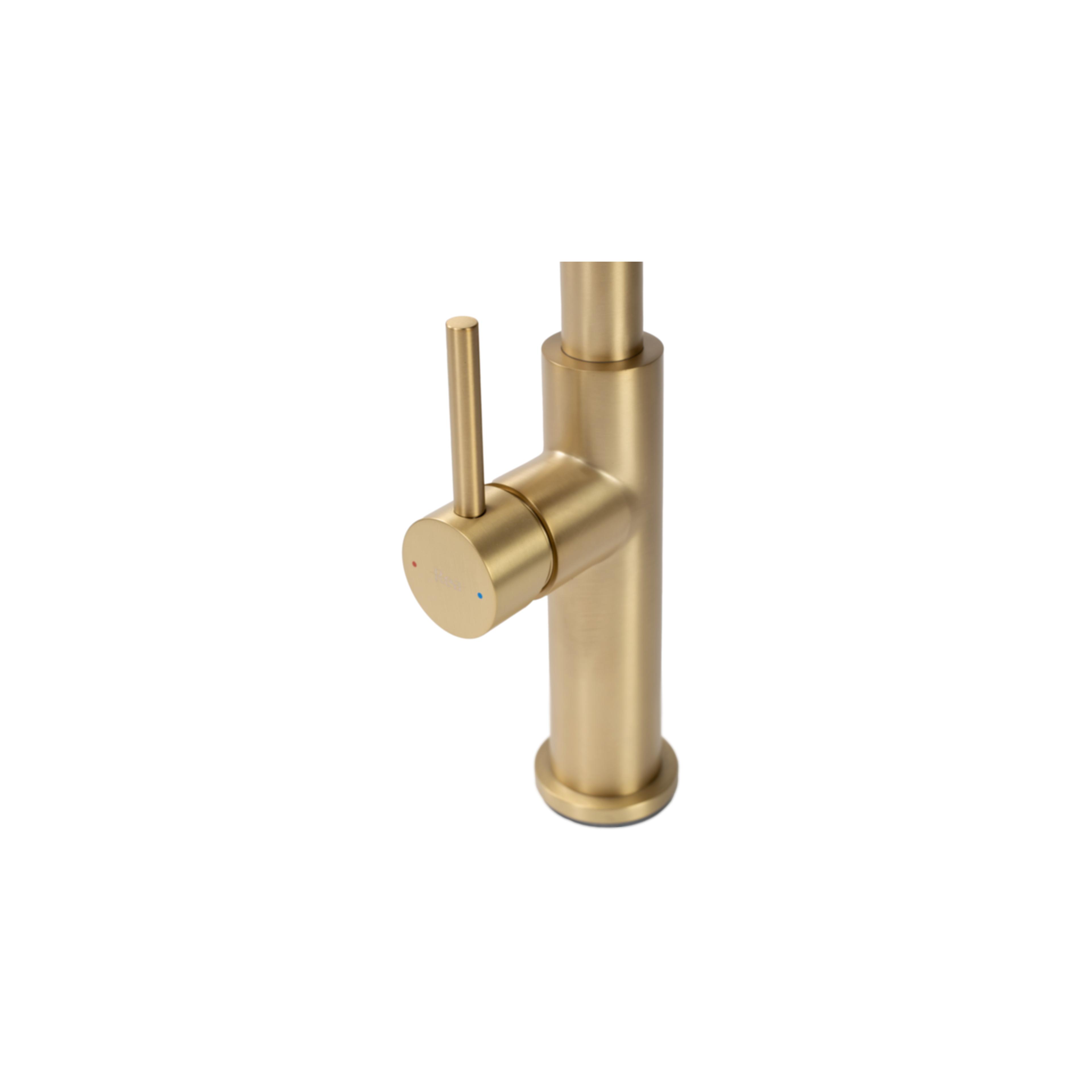 Keukenkraan Rea Nest Gold Brush