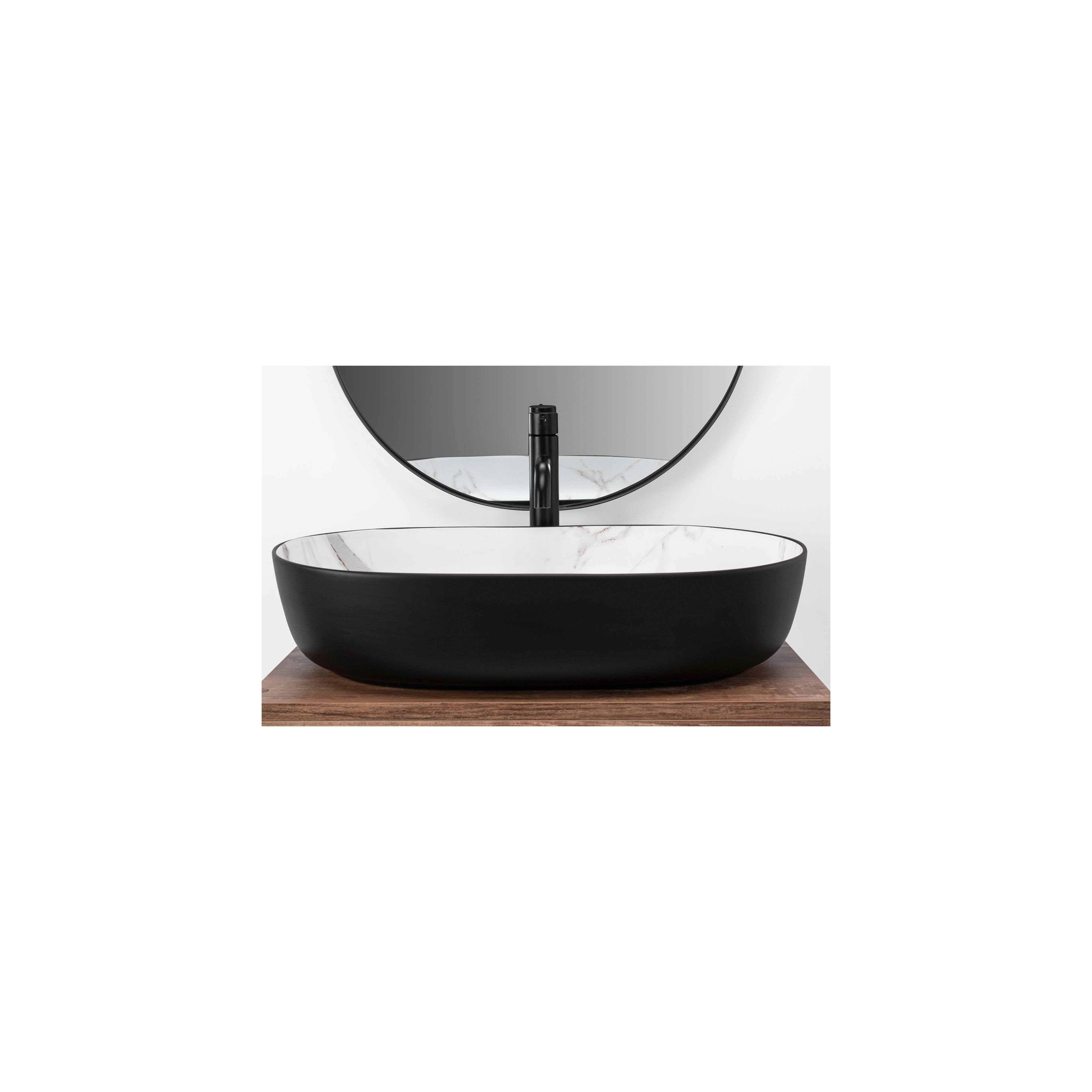 Aufsatzwaschbecken Rea CLEO BLACK AIAX MATT