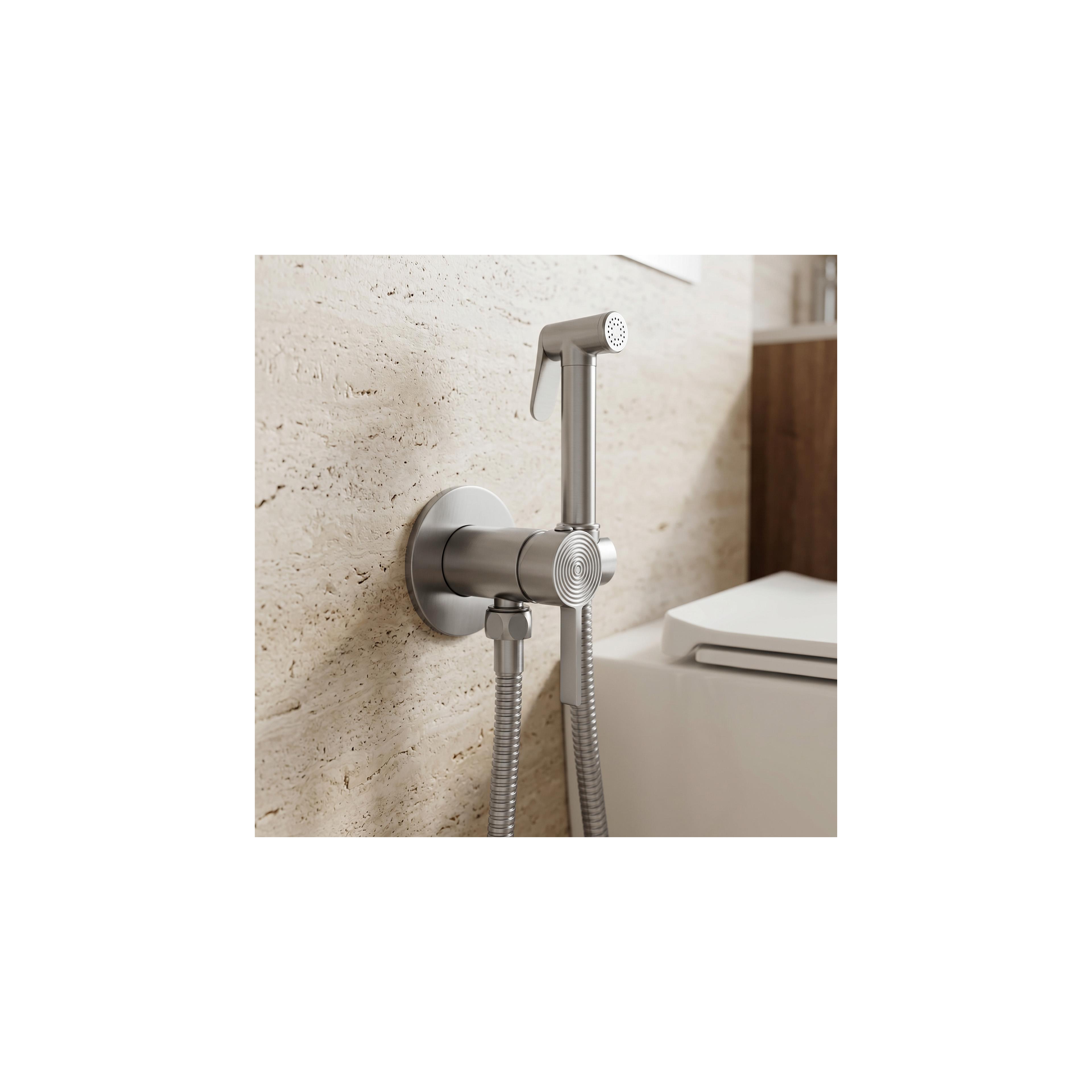 Bidetarmatur Rea Foster Brush Nickel