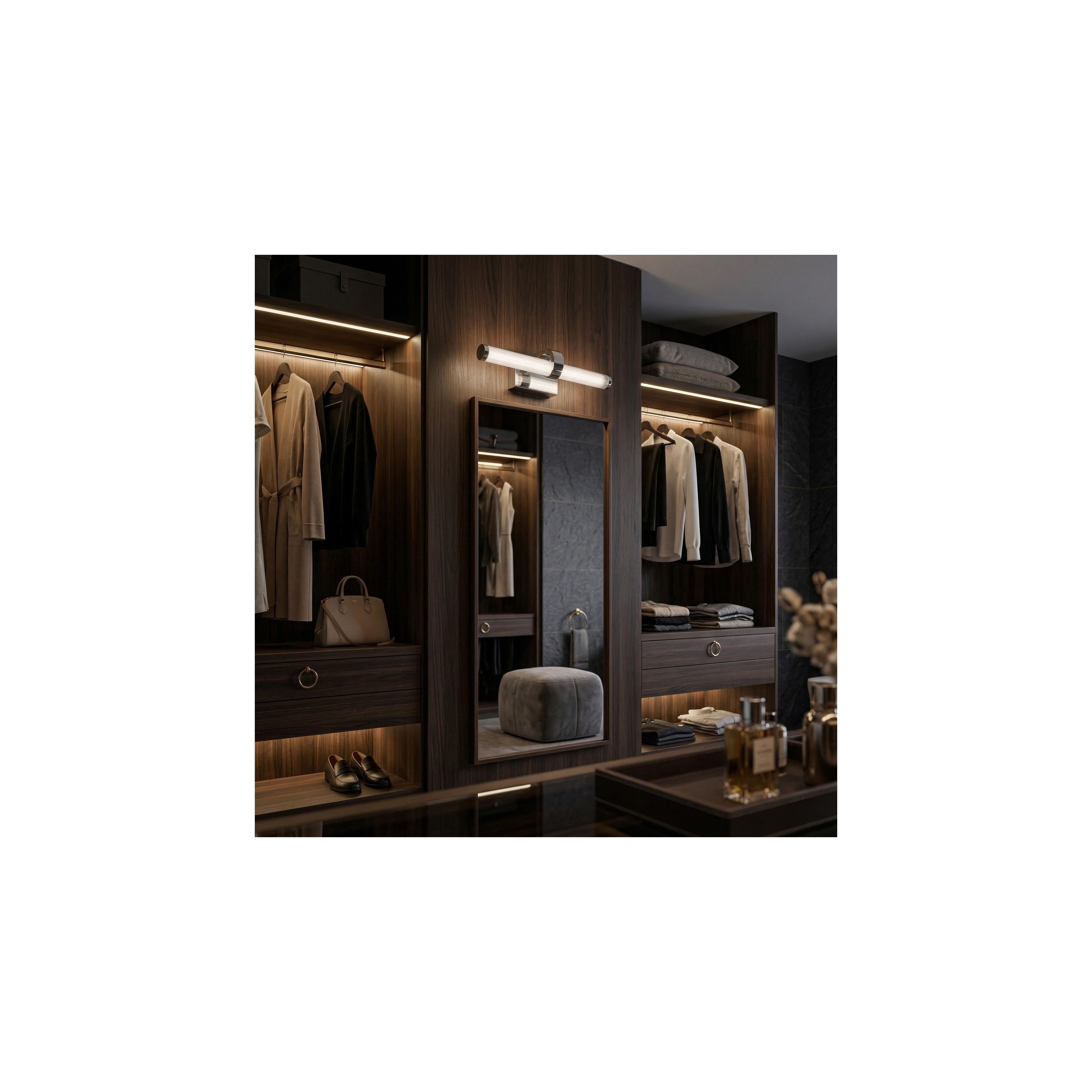 Bad LED-Wandleuchte APP1881-1W 40cm CHROME