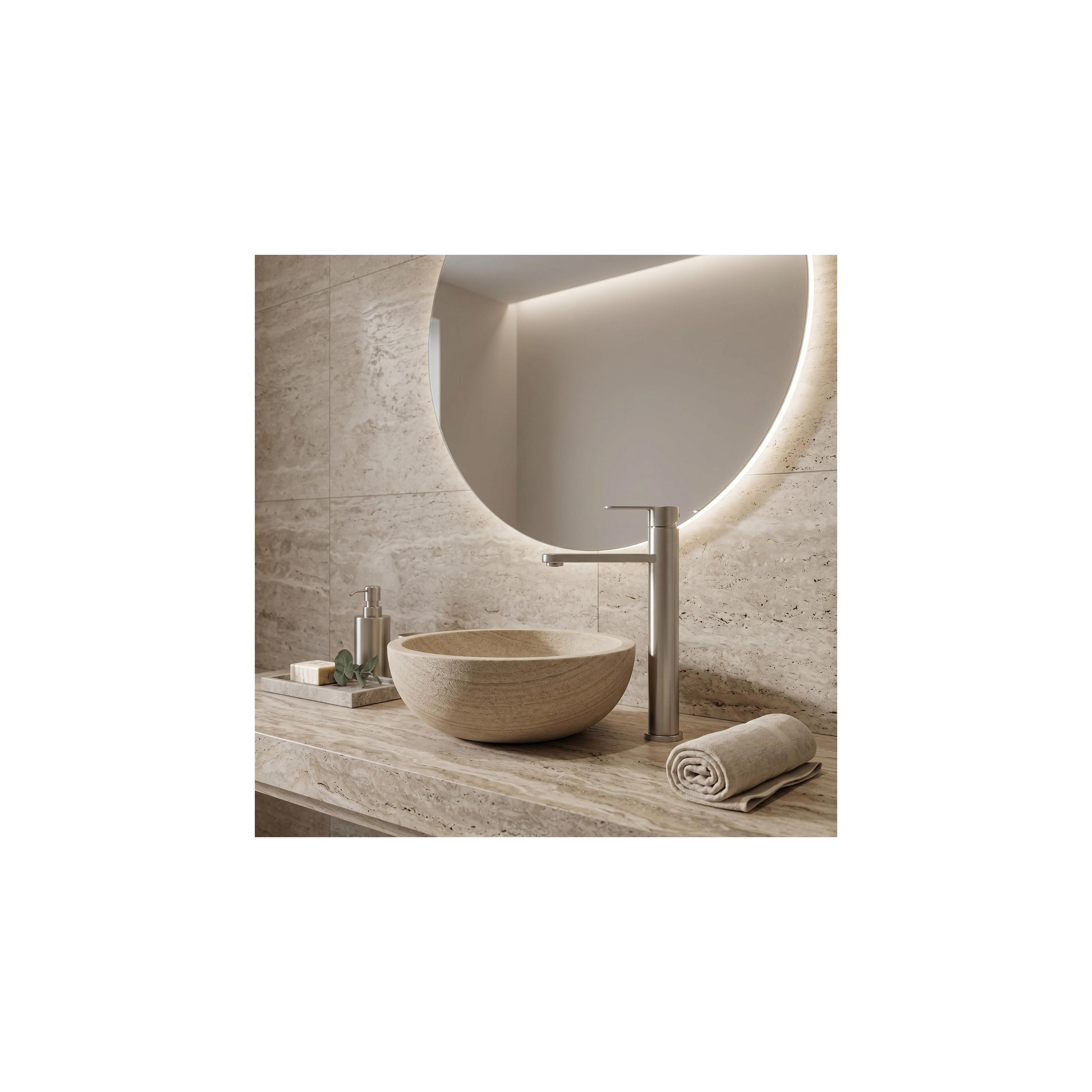 Waschbeckenarmatur Rea Arcos Brush Nickel