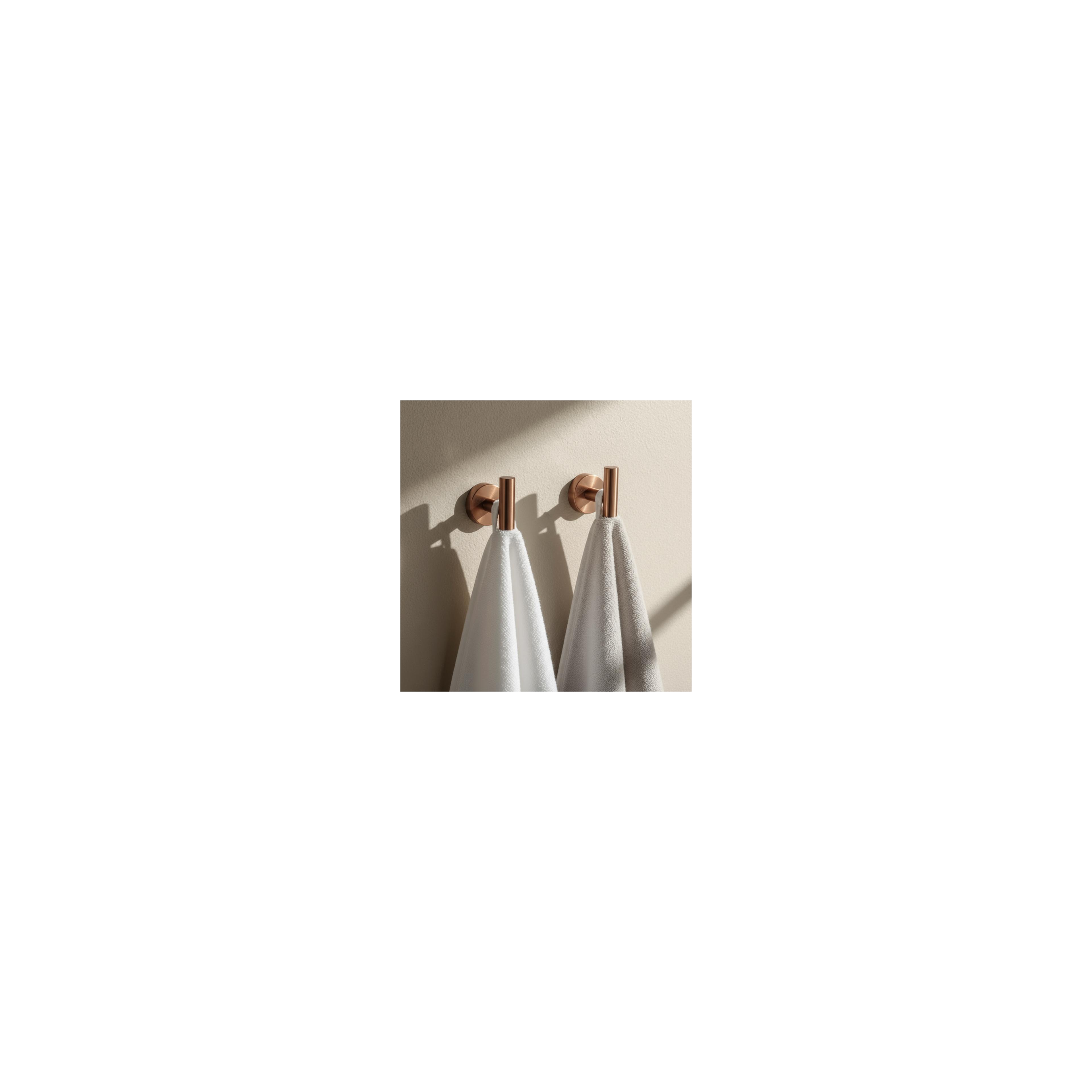 Badezimmer-Accessoire-Set Ari Brush Copper 4-teilig