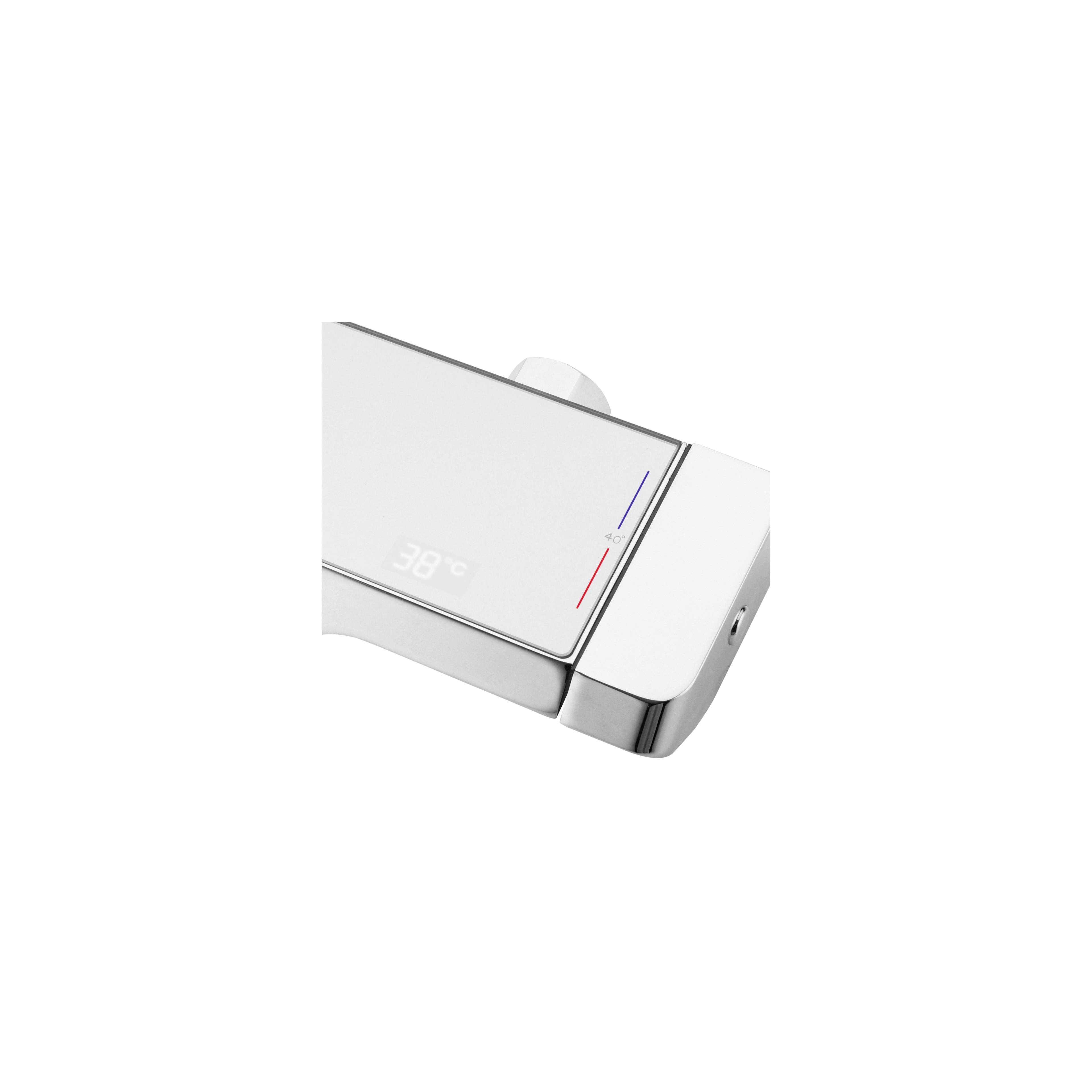 Duschgarnitur mit Thermostat REA ROB Chrome