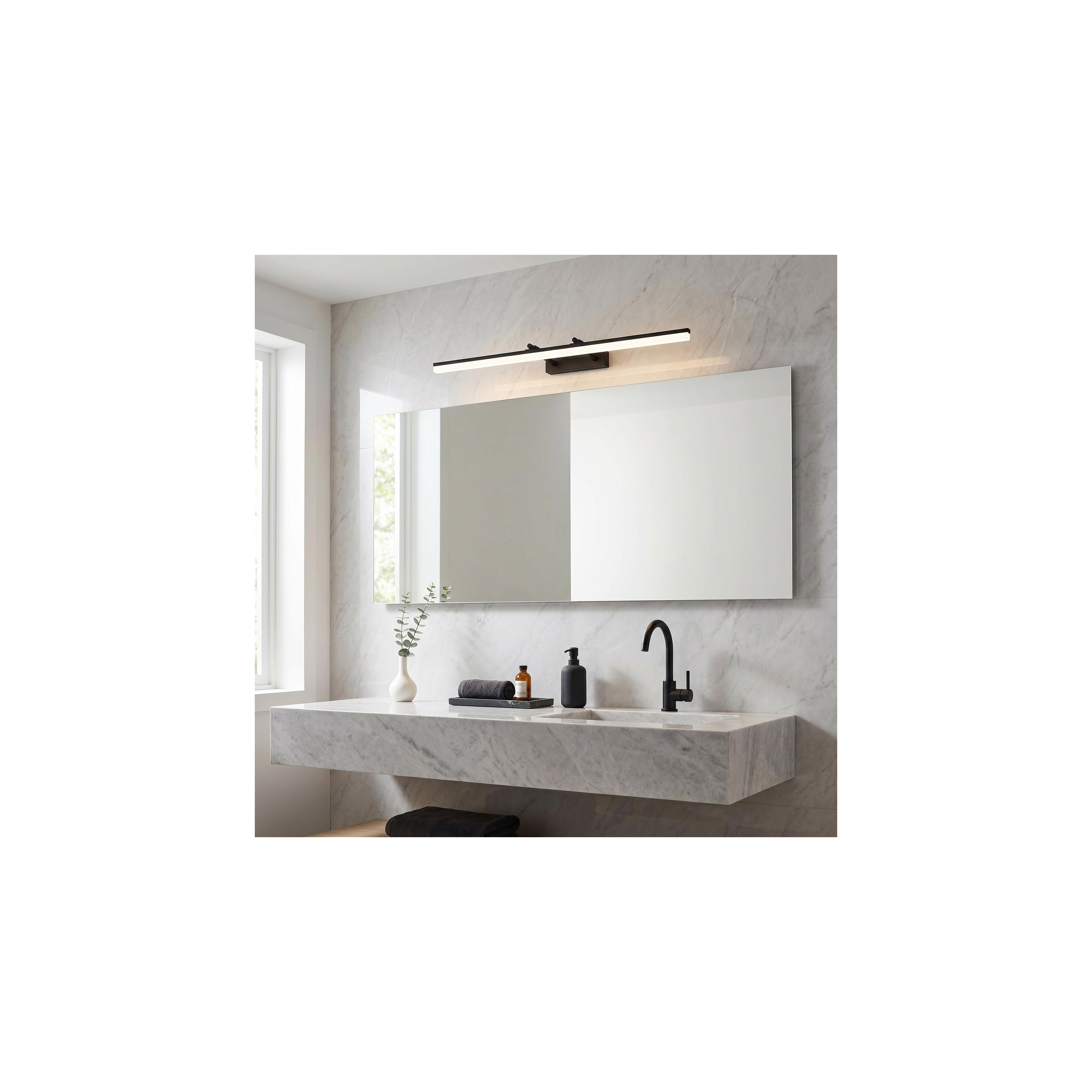 Bad LED-Wandleuchte APP1880-1W 80cm BLACK
