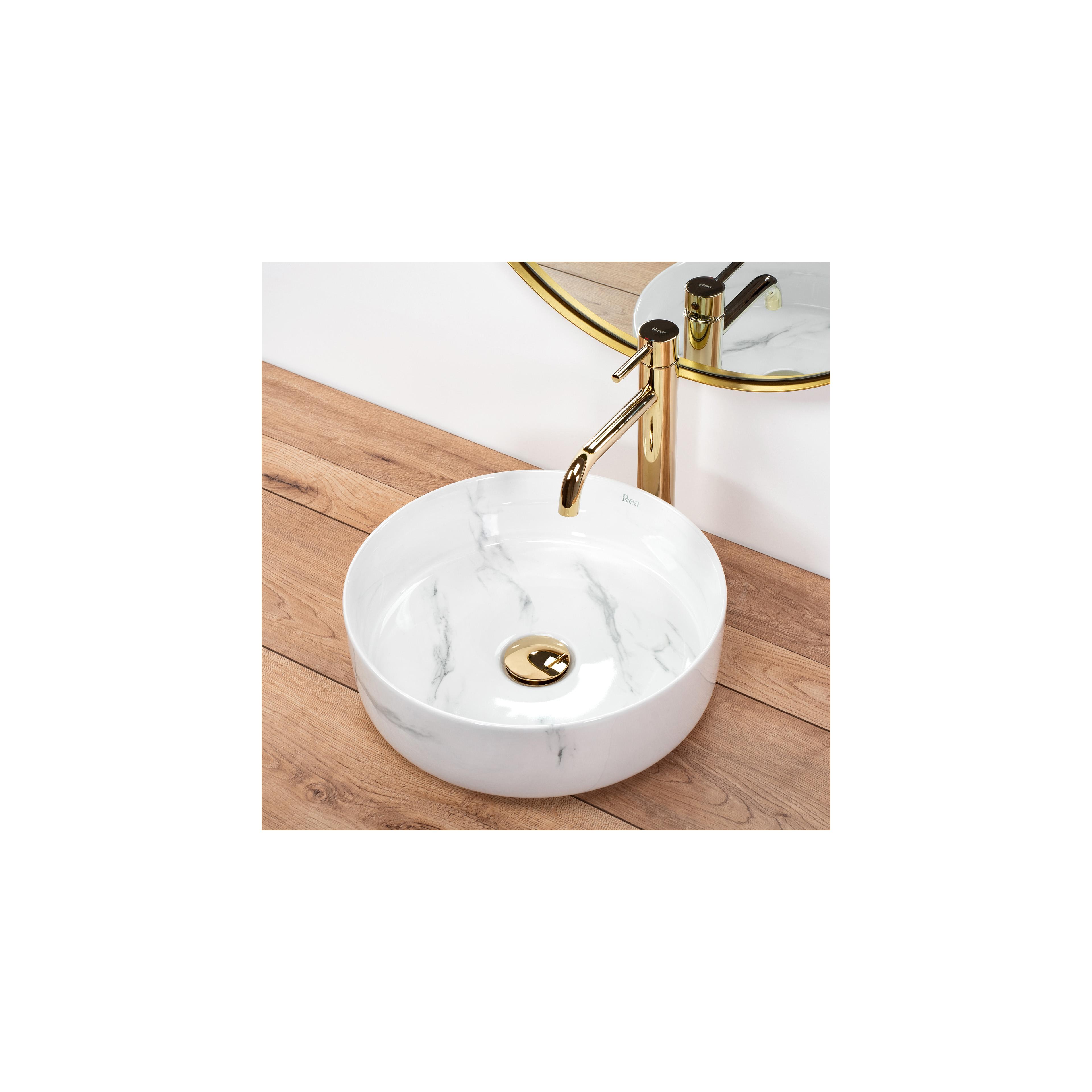 Aufsatzwaschbecken Rea Sami Nature Marble