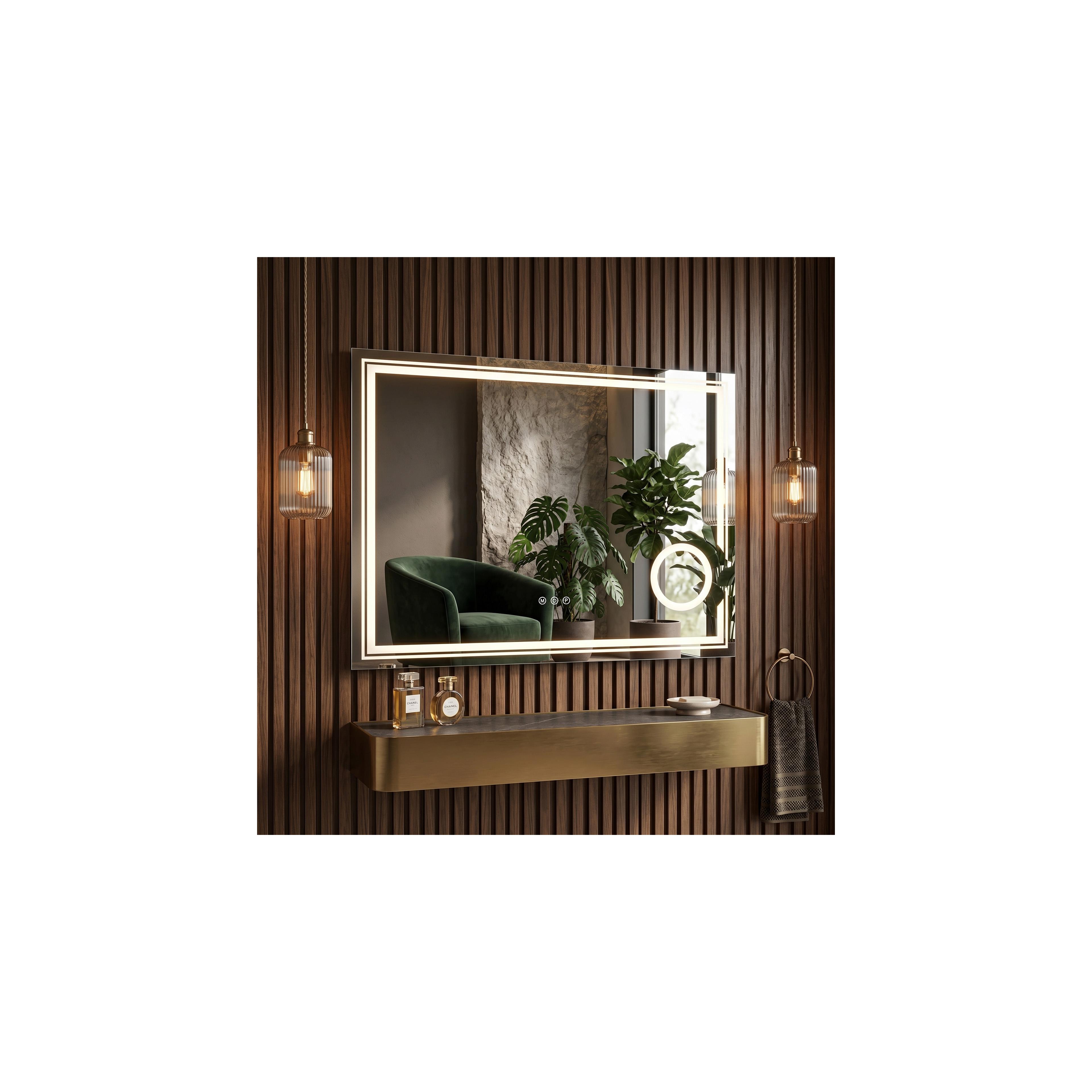 Spiegel LED 80x60cm HAVEN