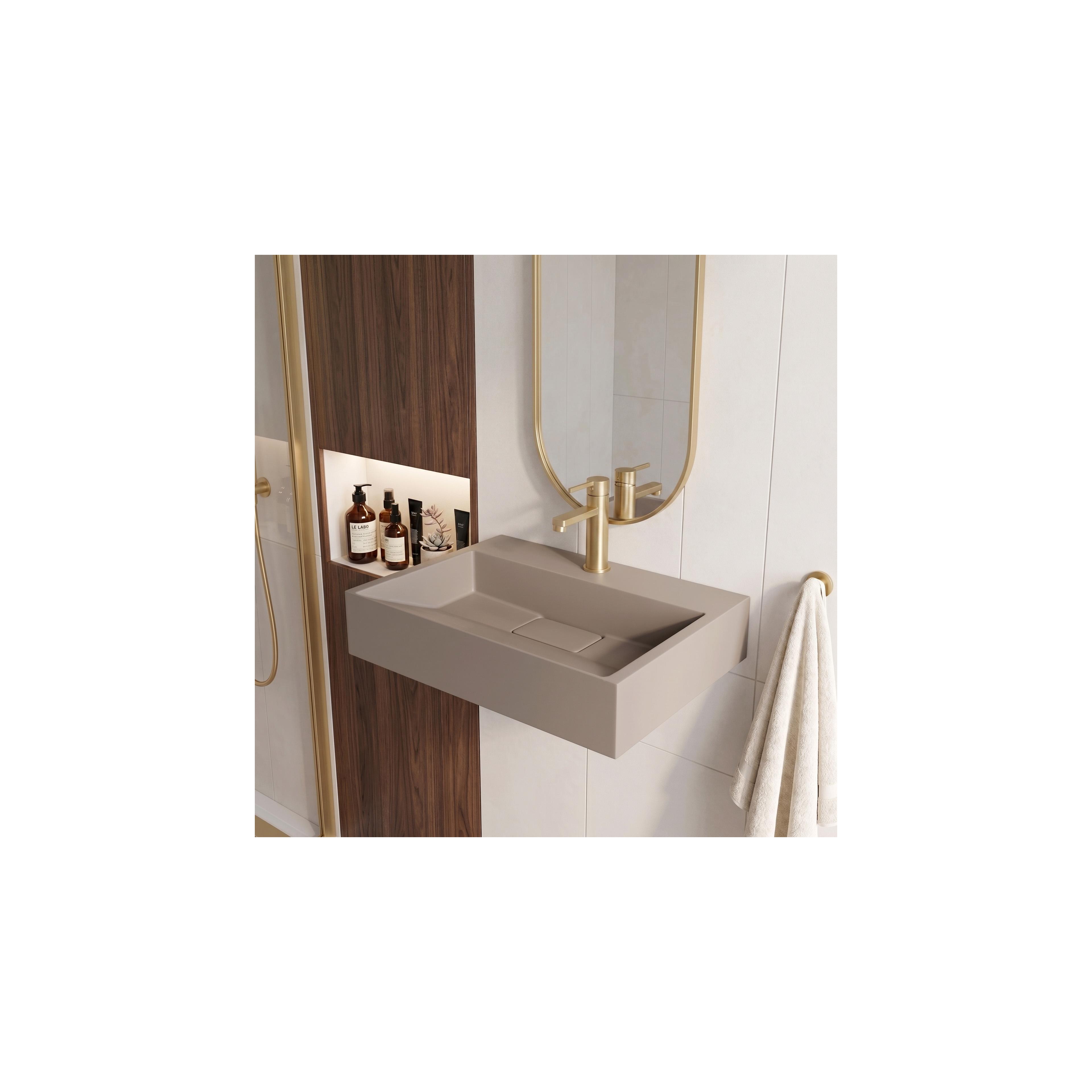 Konglomeratni umivaonik Rea GOYA 50CM Taupe