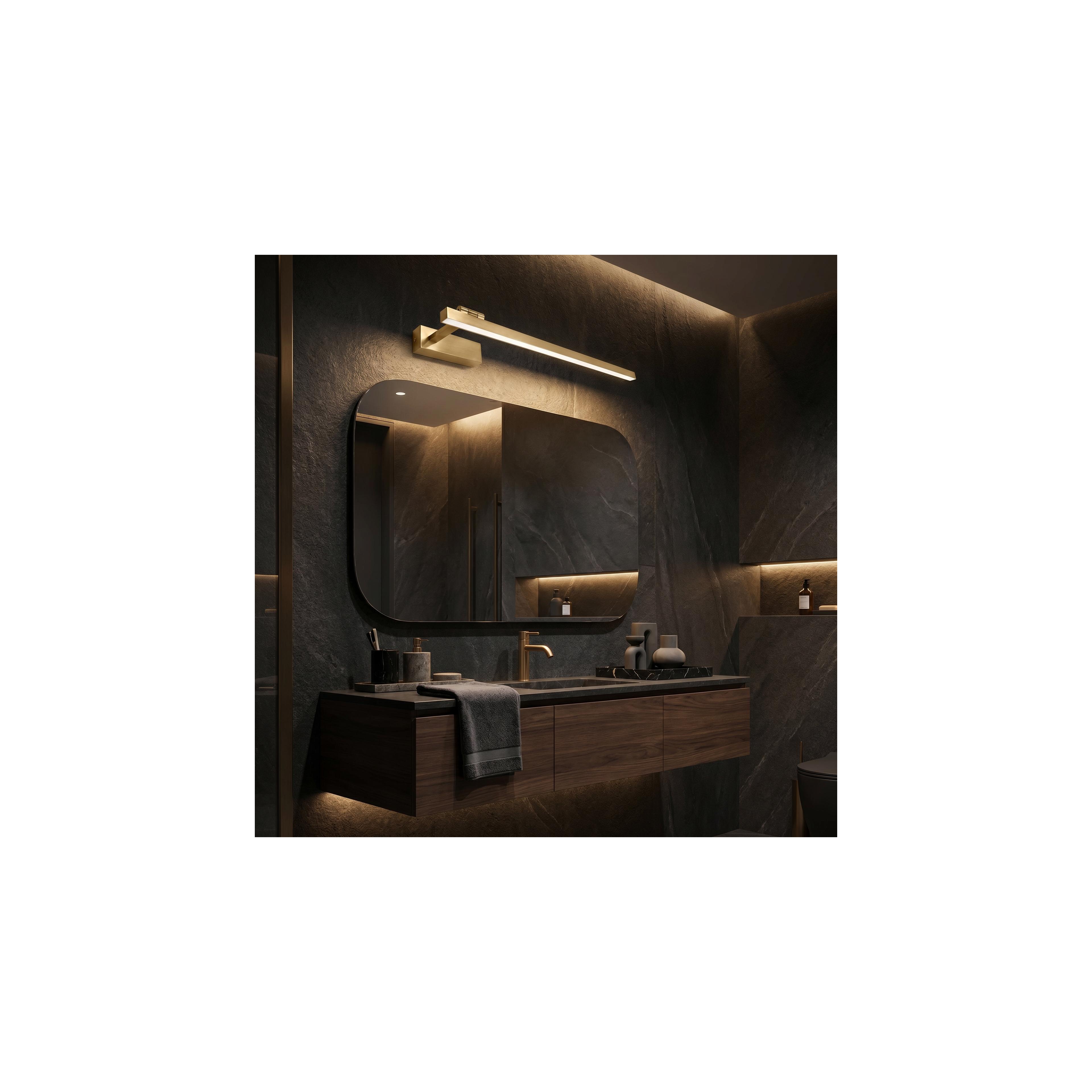 Bad LED-Wandleuchte SWE032-1W 60cm BRUSH GOLD
