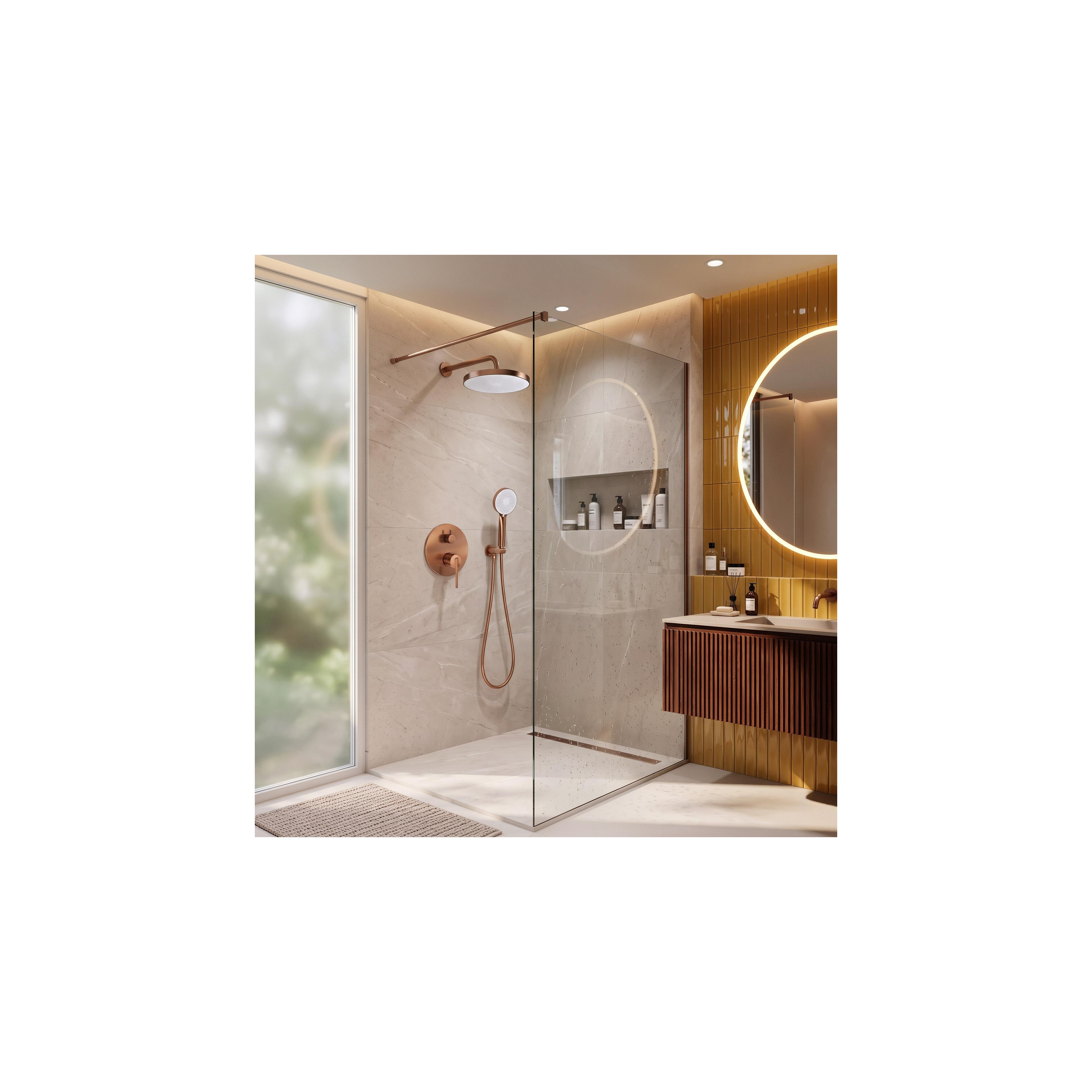 Shower system Rea Grace Brush Copper + BOX
