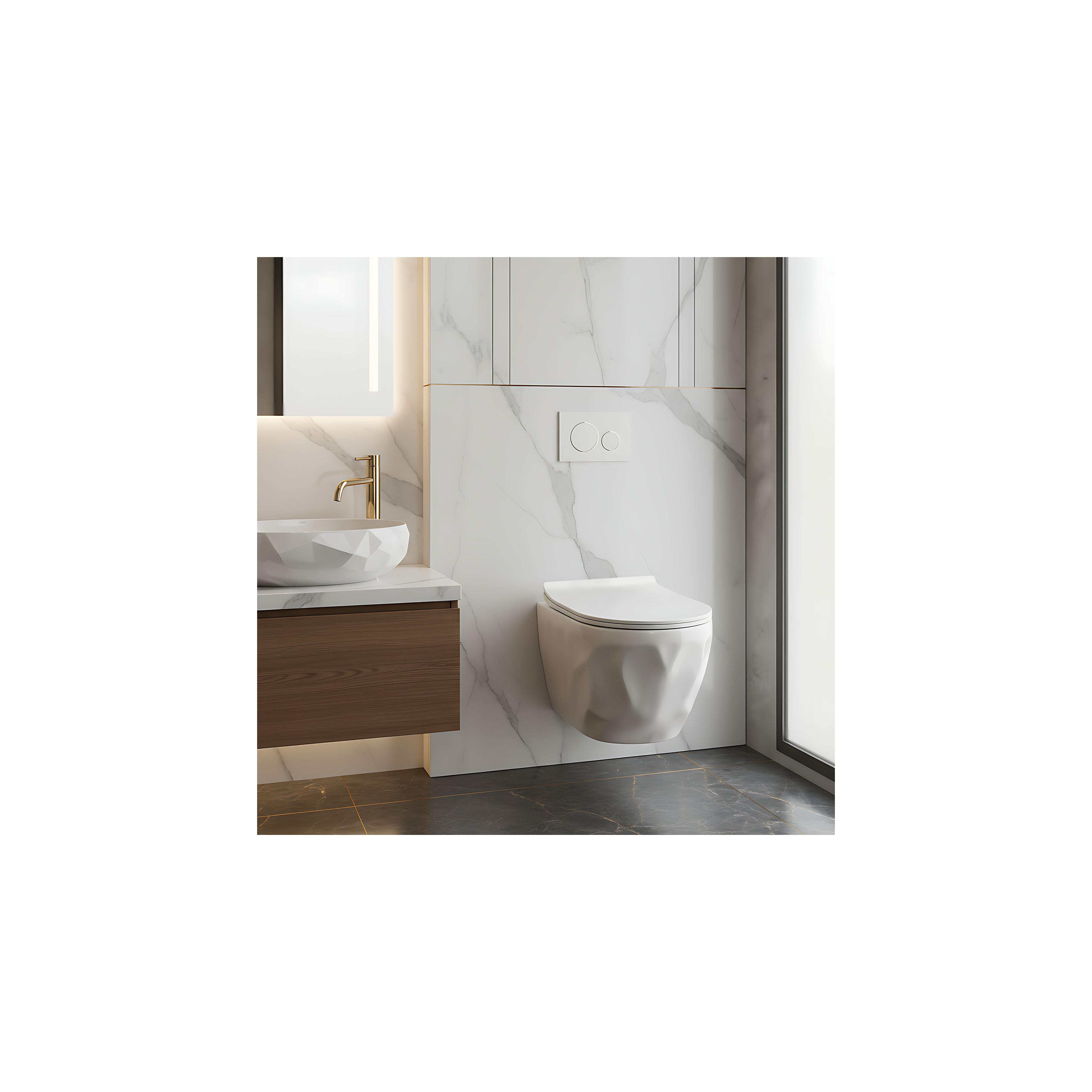 WC Schüssel Randlos Rea Gustavo Rimless