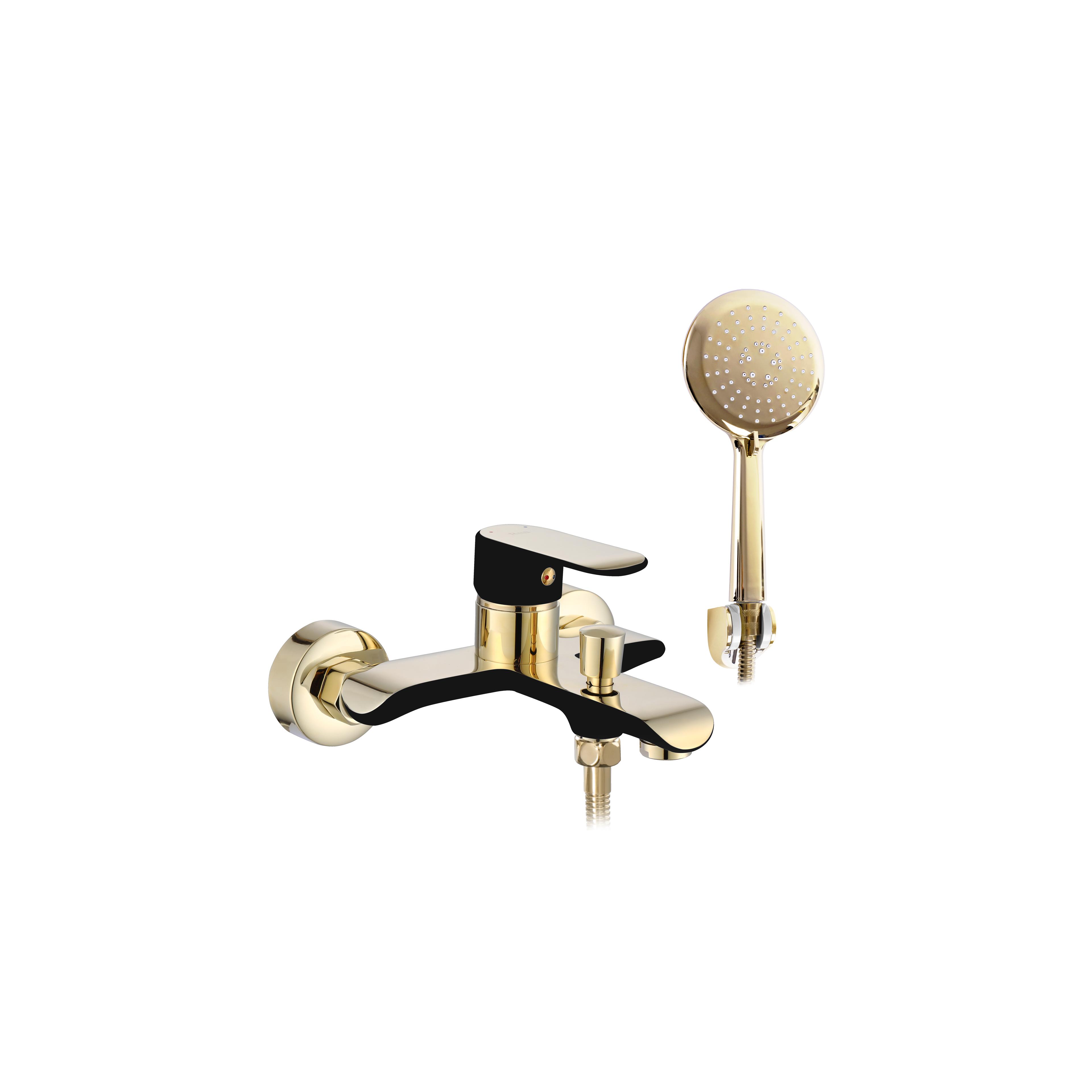 Wannenarmatur REA BLOOM Black Gold