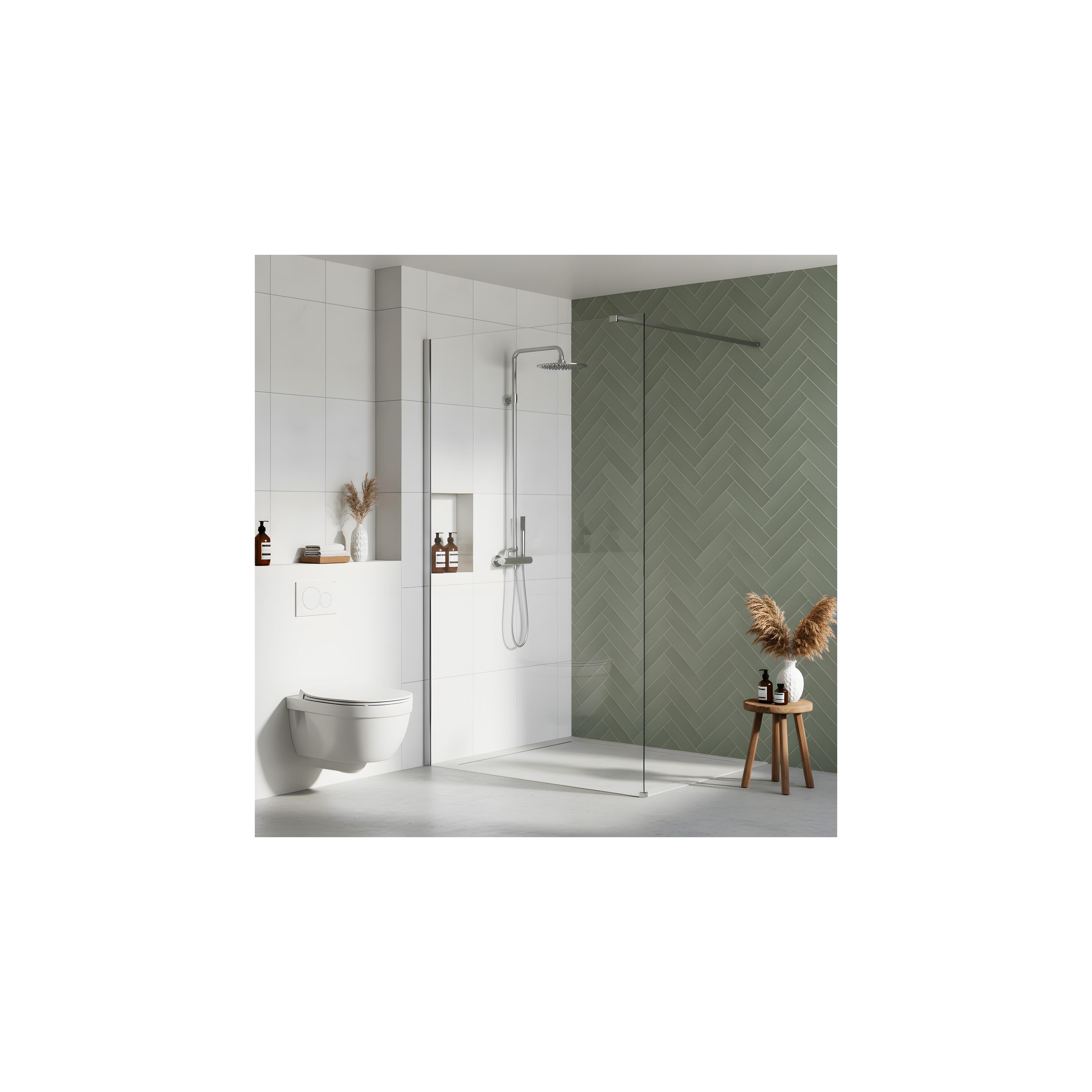 Paroi de douche Rea Flexi Transparent / Chrome 140