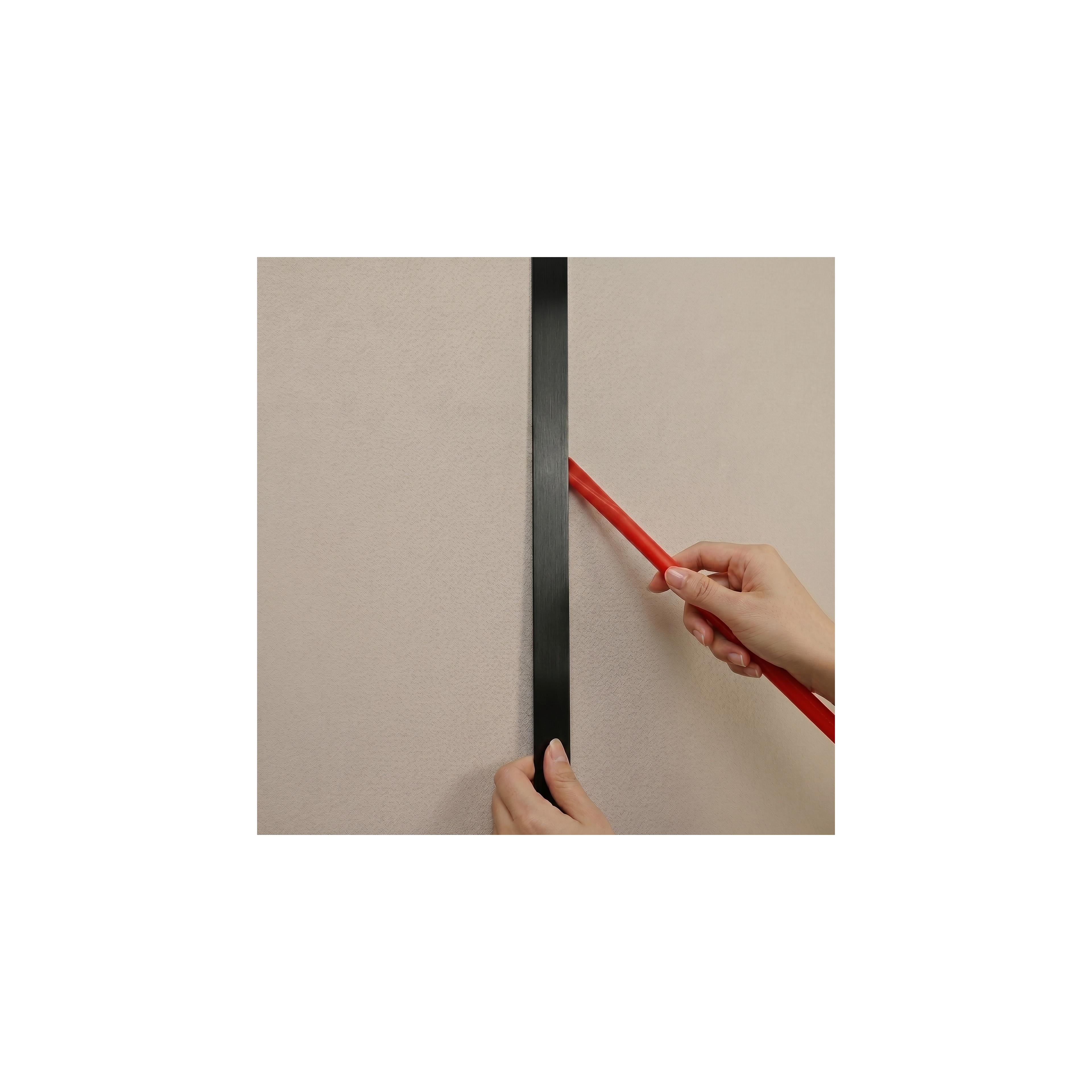 Selbstklebende Zierleiste Rea P14454CD 3,8cm Brush Black
