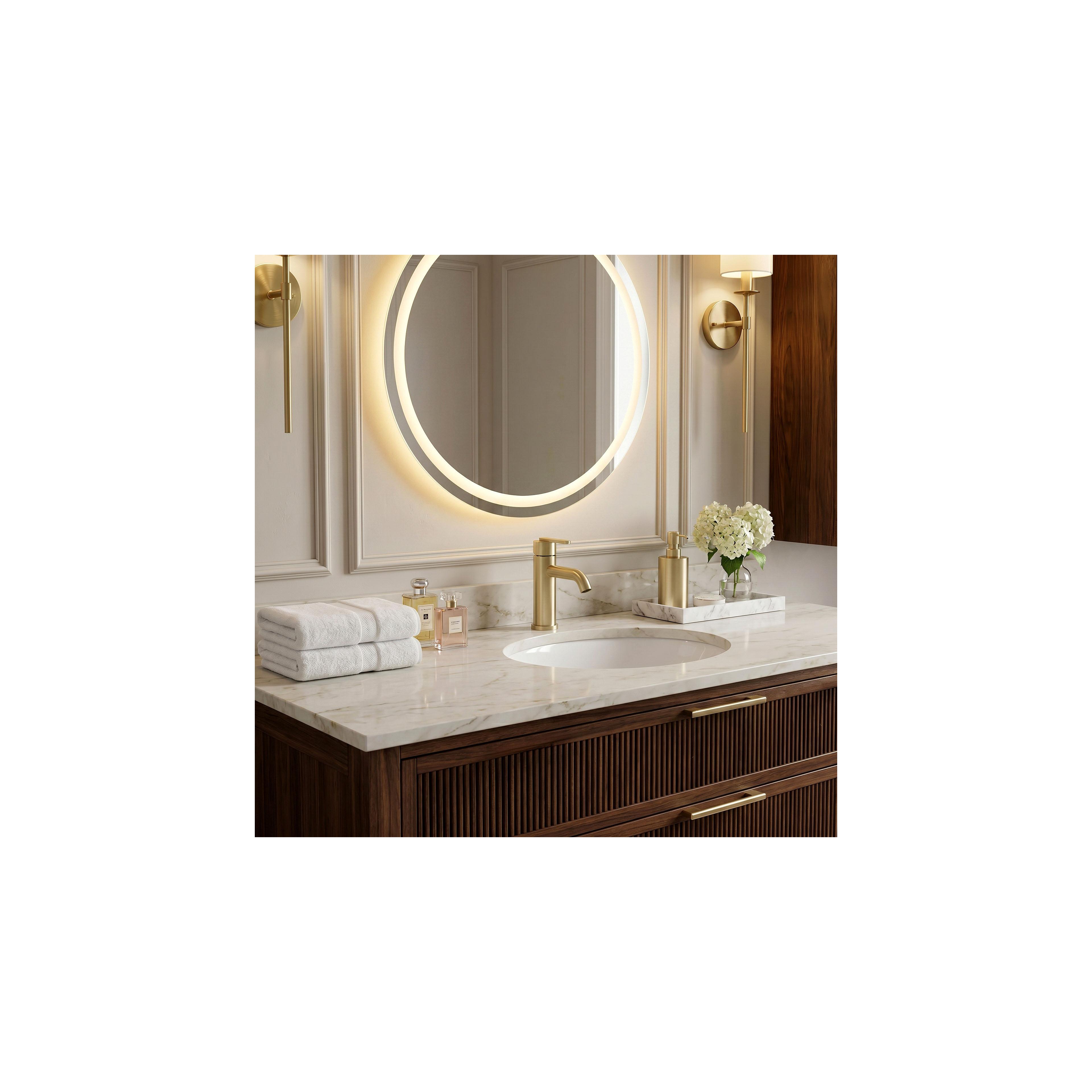 Waschbeckenarmatur Rea Ontario Brush Gold