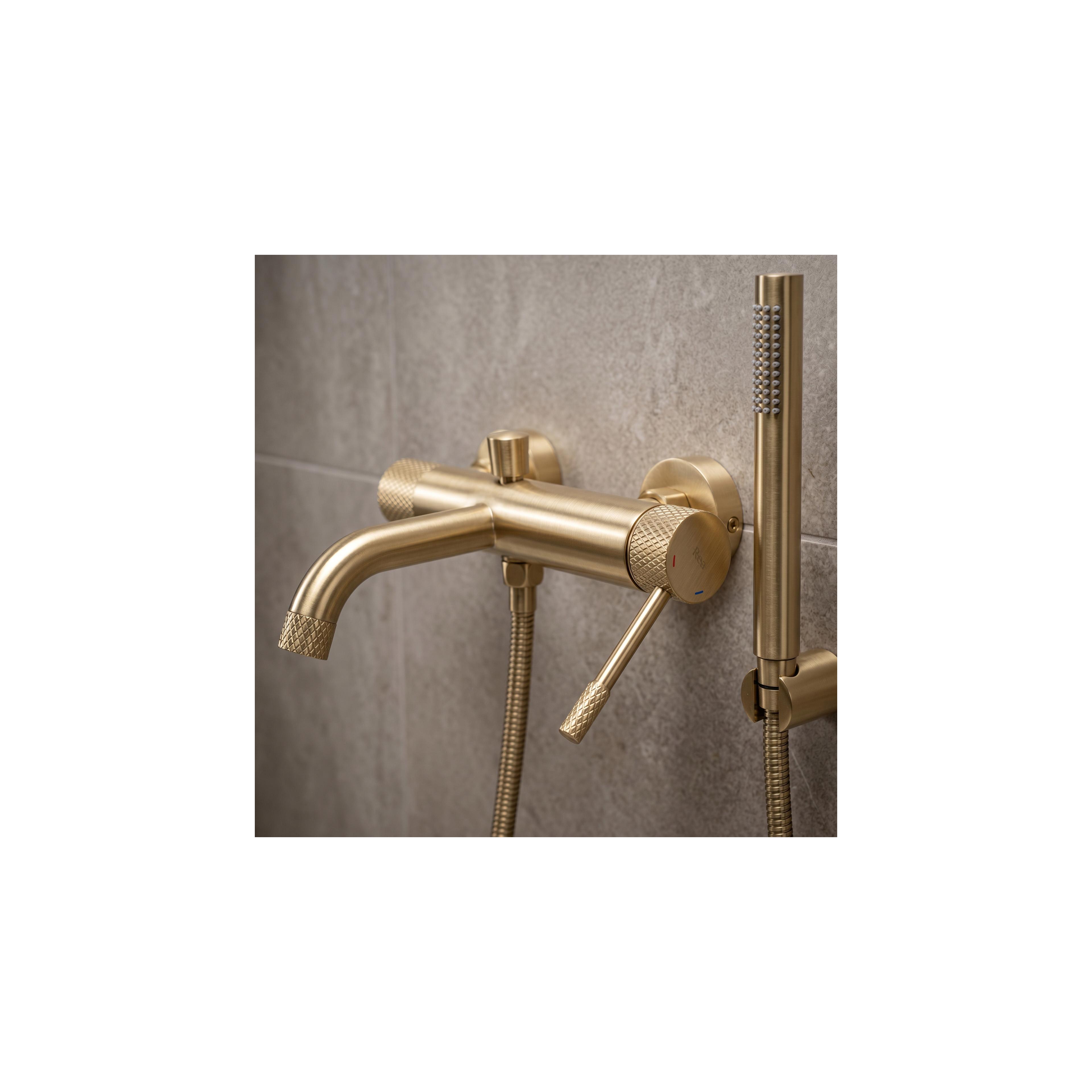 Wannenarmatur REA Venti Brush Gold