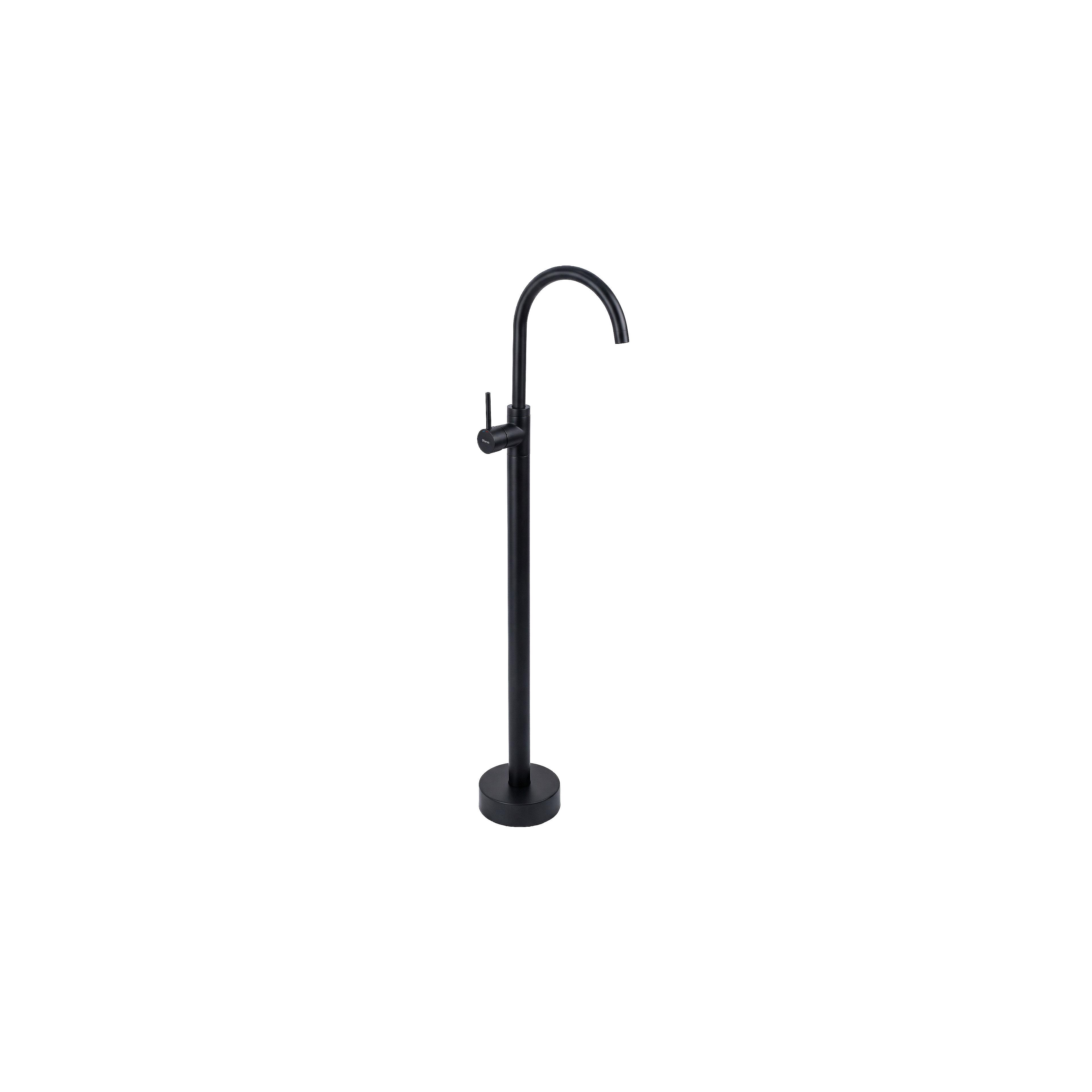 Basin mixer Rea Lungo Black