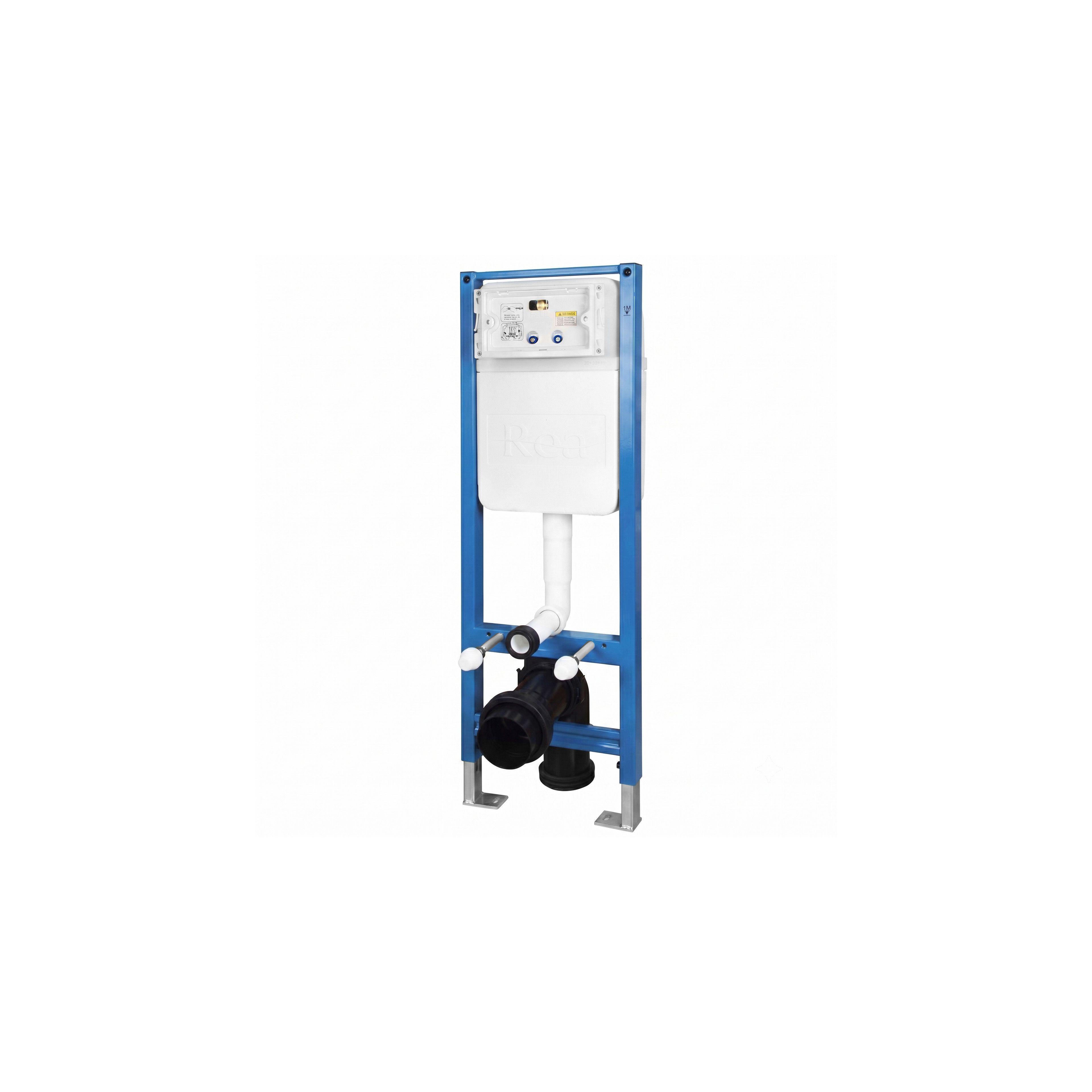 Montagerahmen Unterputz-Set Slim 024N für WC-Becken mit T-Taste Gebürstetes Kupfer