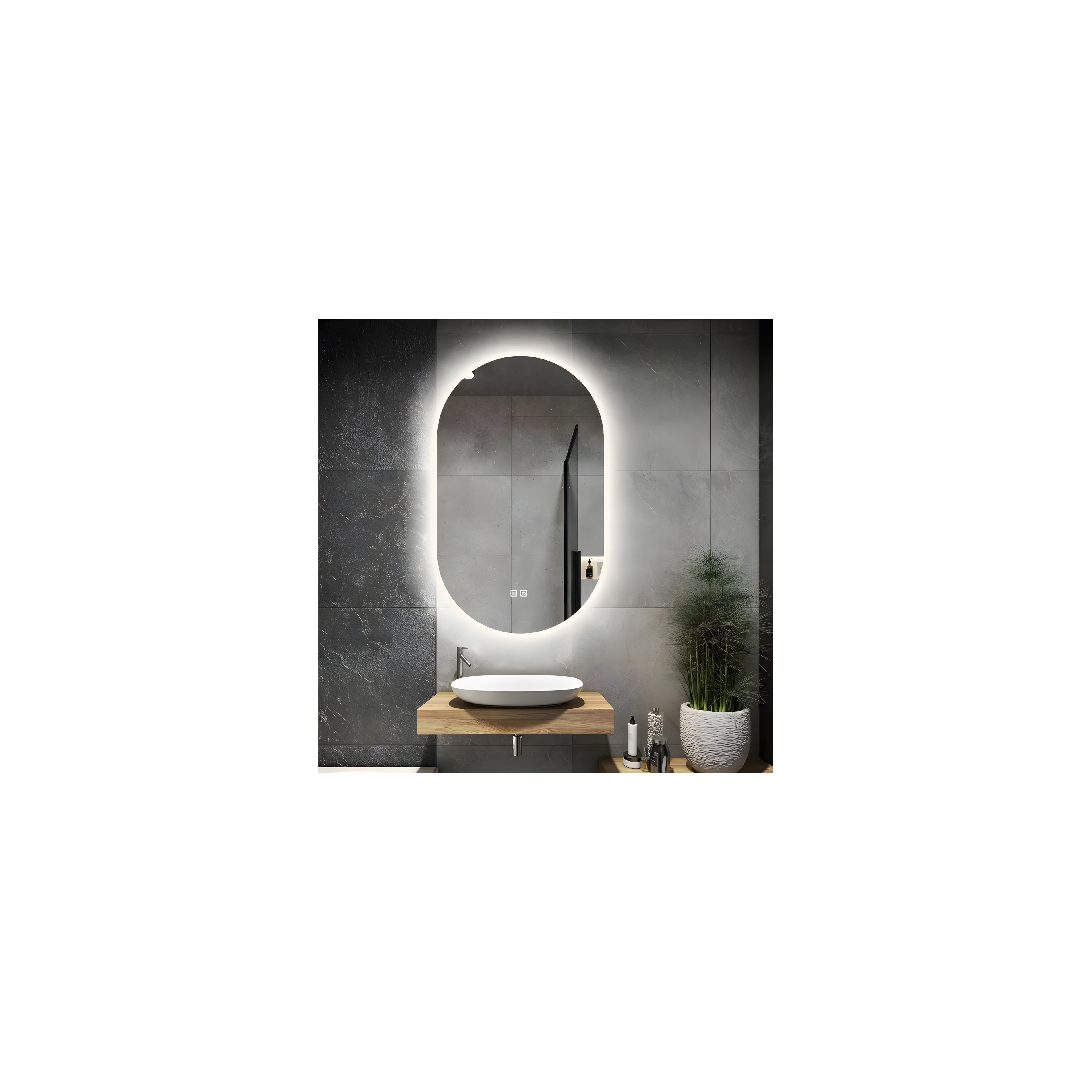 Mirror LED 50x80cm S027