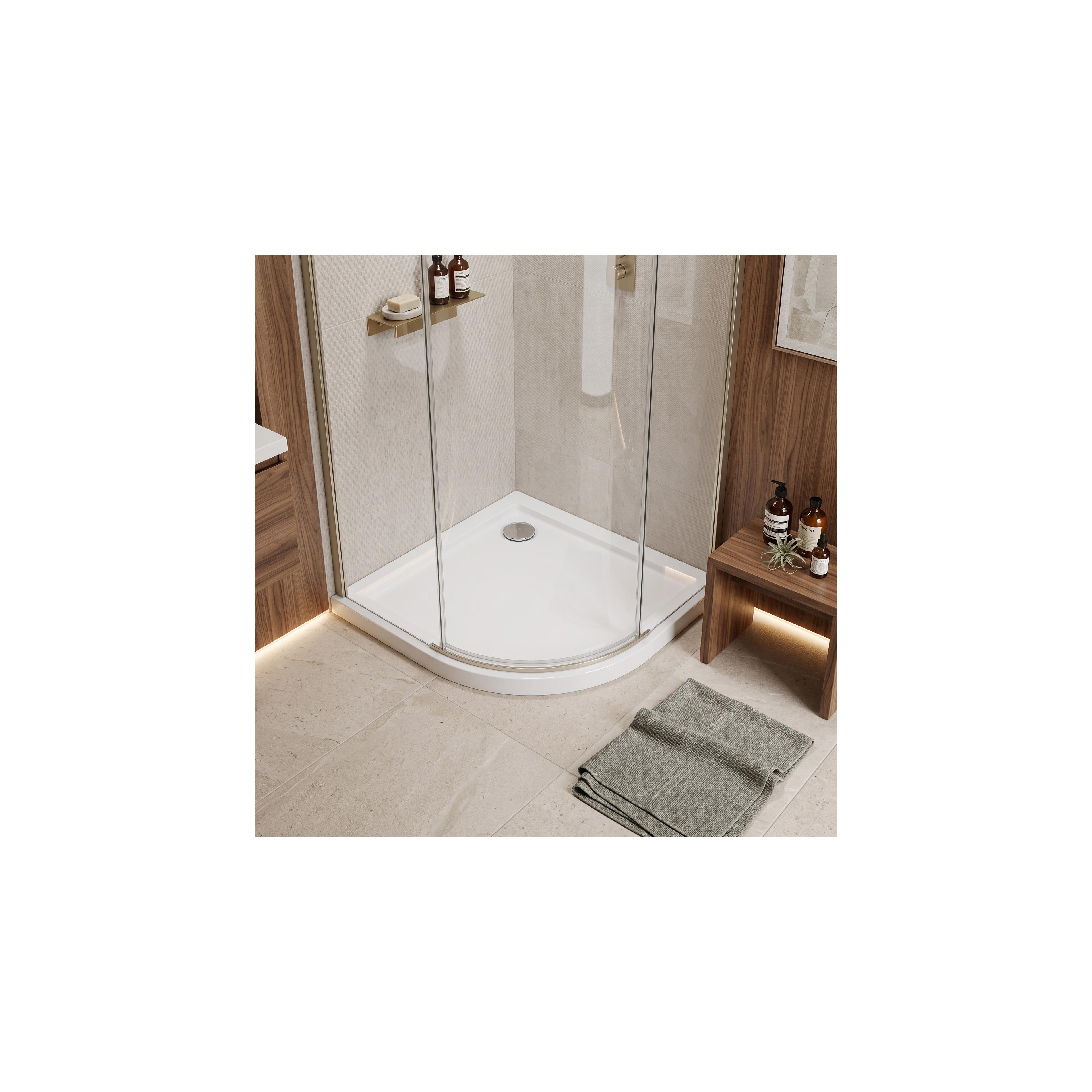 Duschkar Rea Look White 80x80