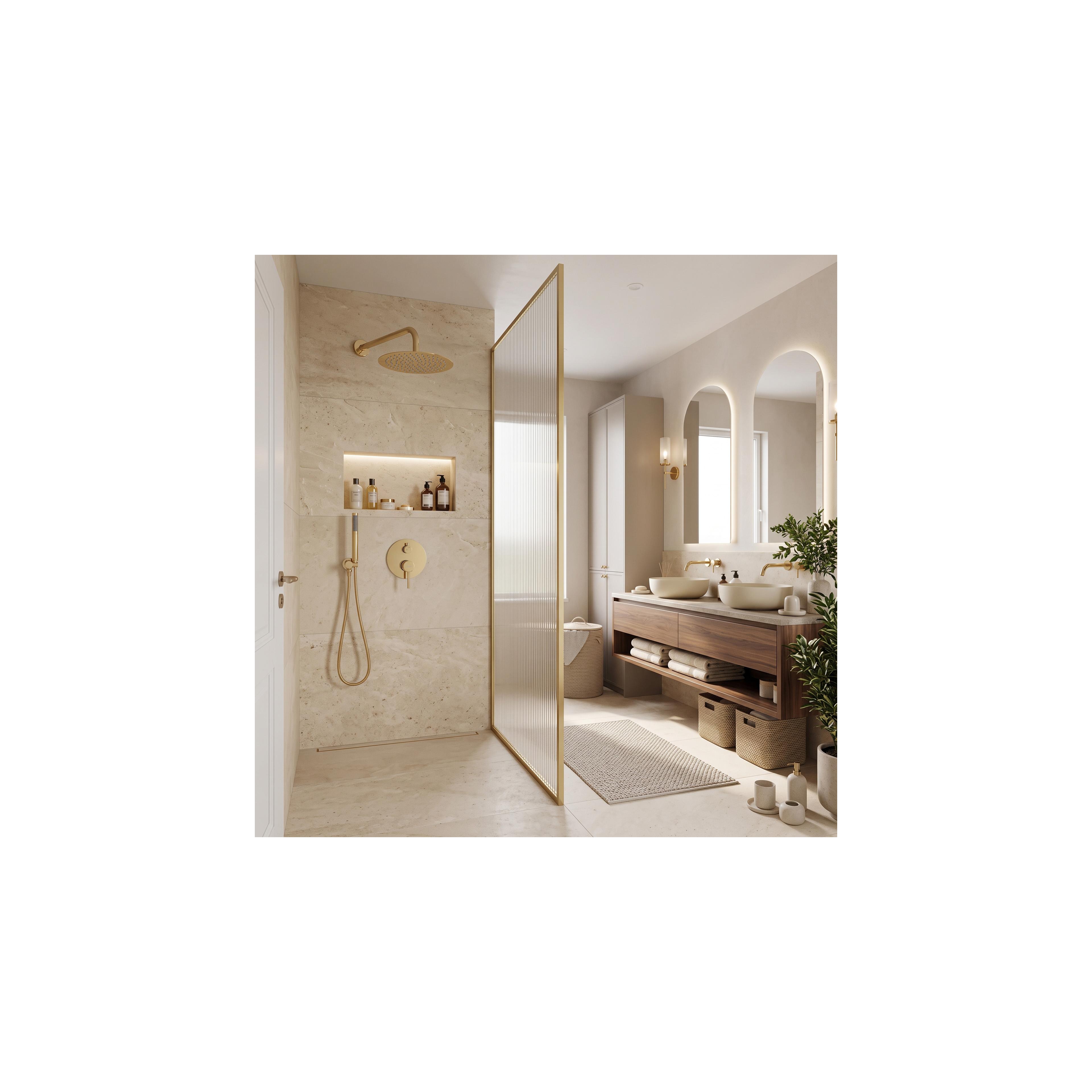 Shower system Rea Lungo L. Gold + BOX
