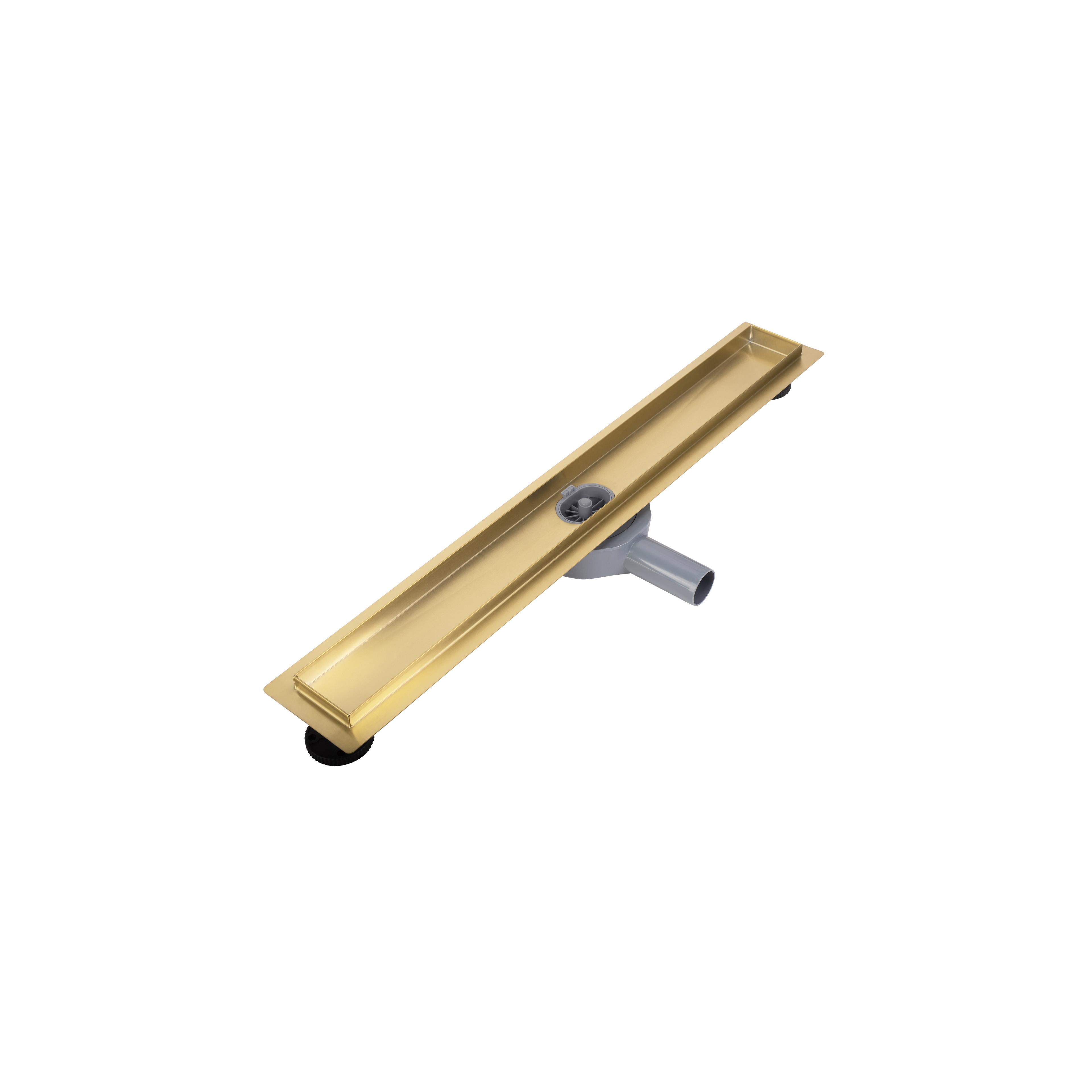 Scarico lineare REA Neox pro Brush Gold 80