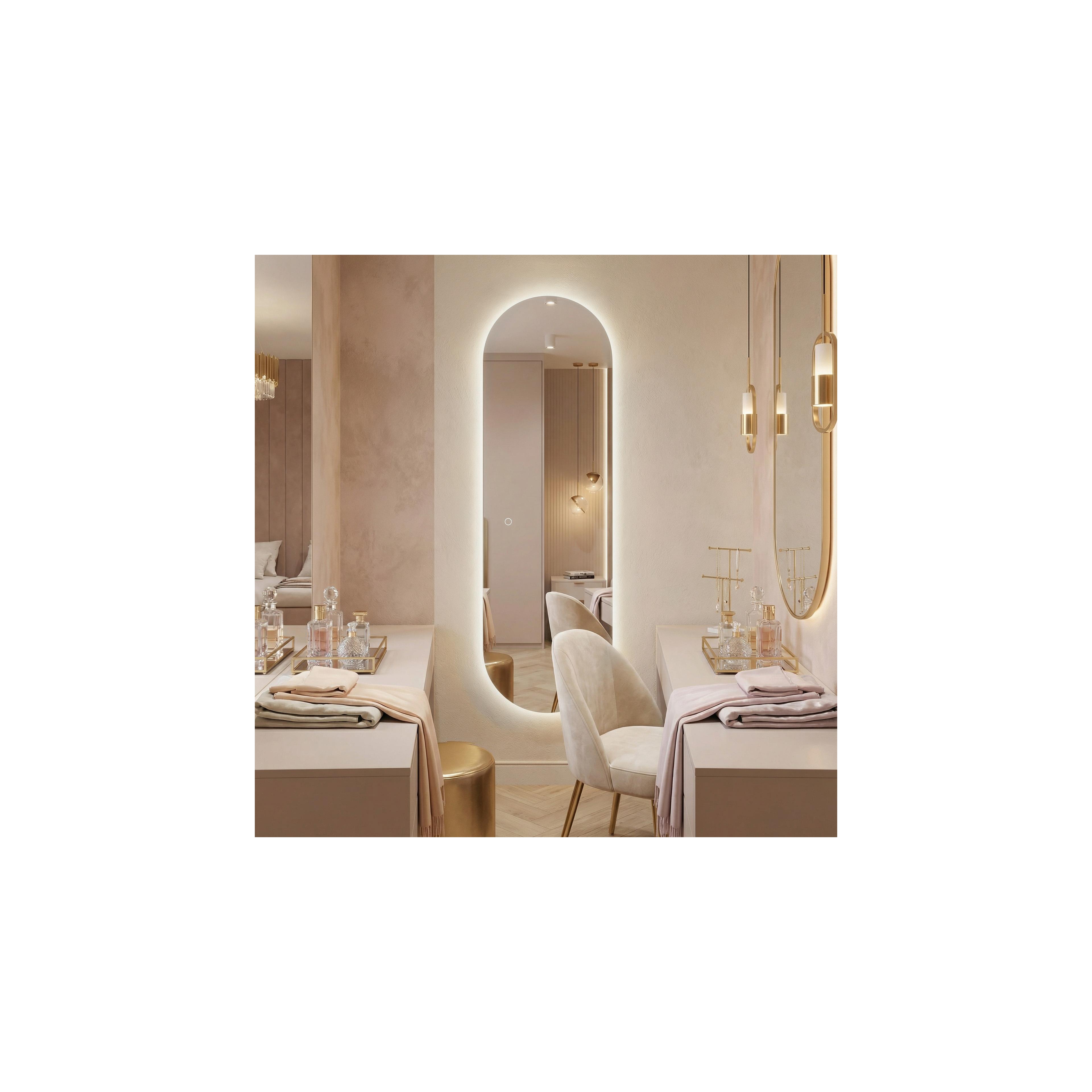 Mirror LED 150x50cm MOL-OV