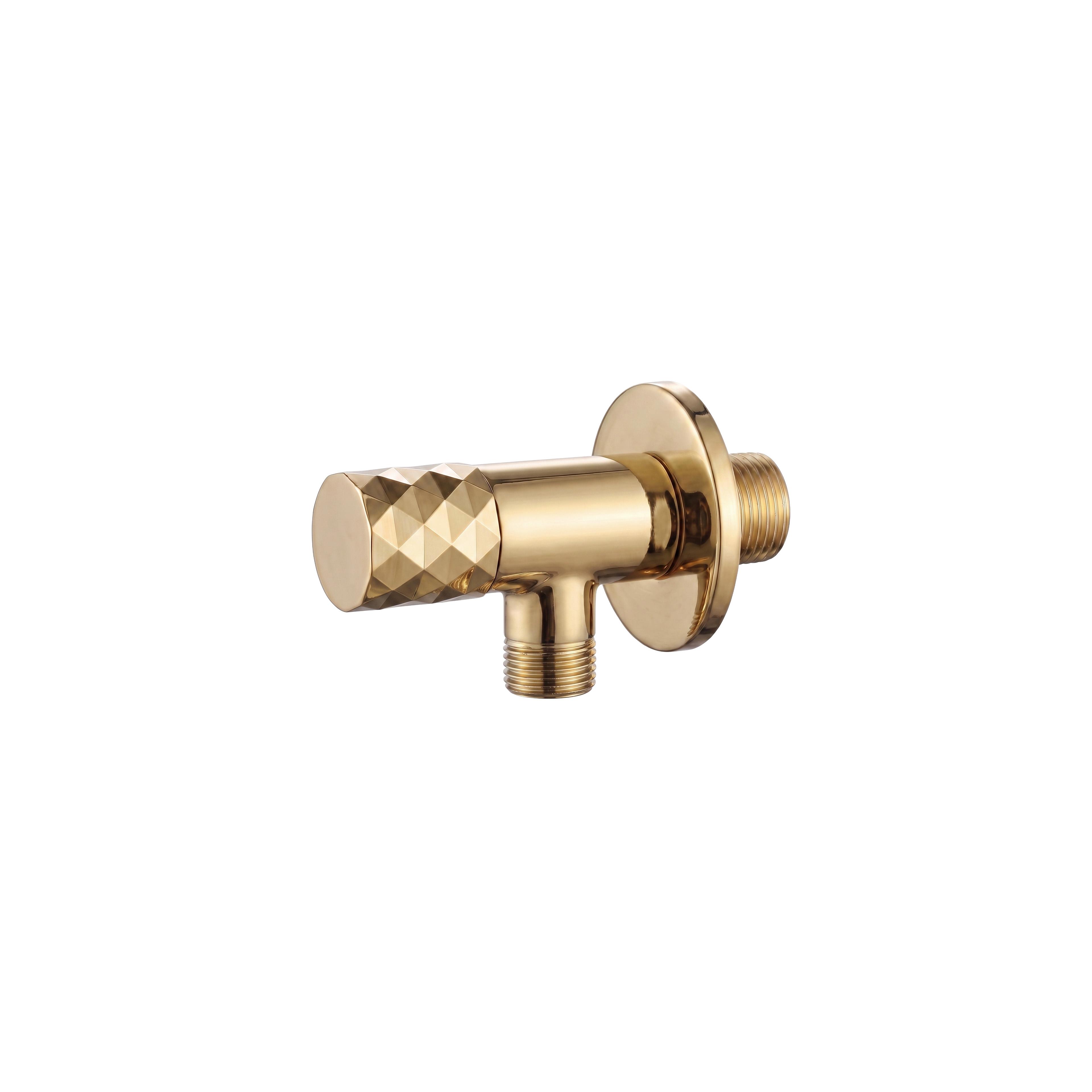 Zawór kątowy Diamond 03 1/2" x 3/8" Złoty