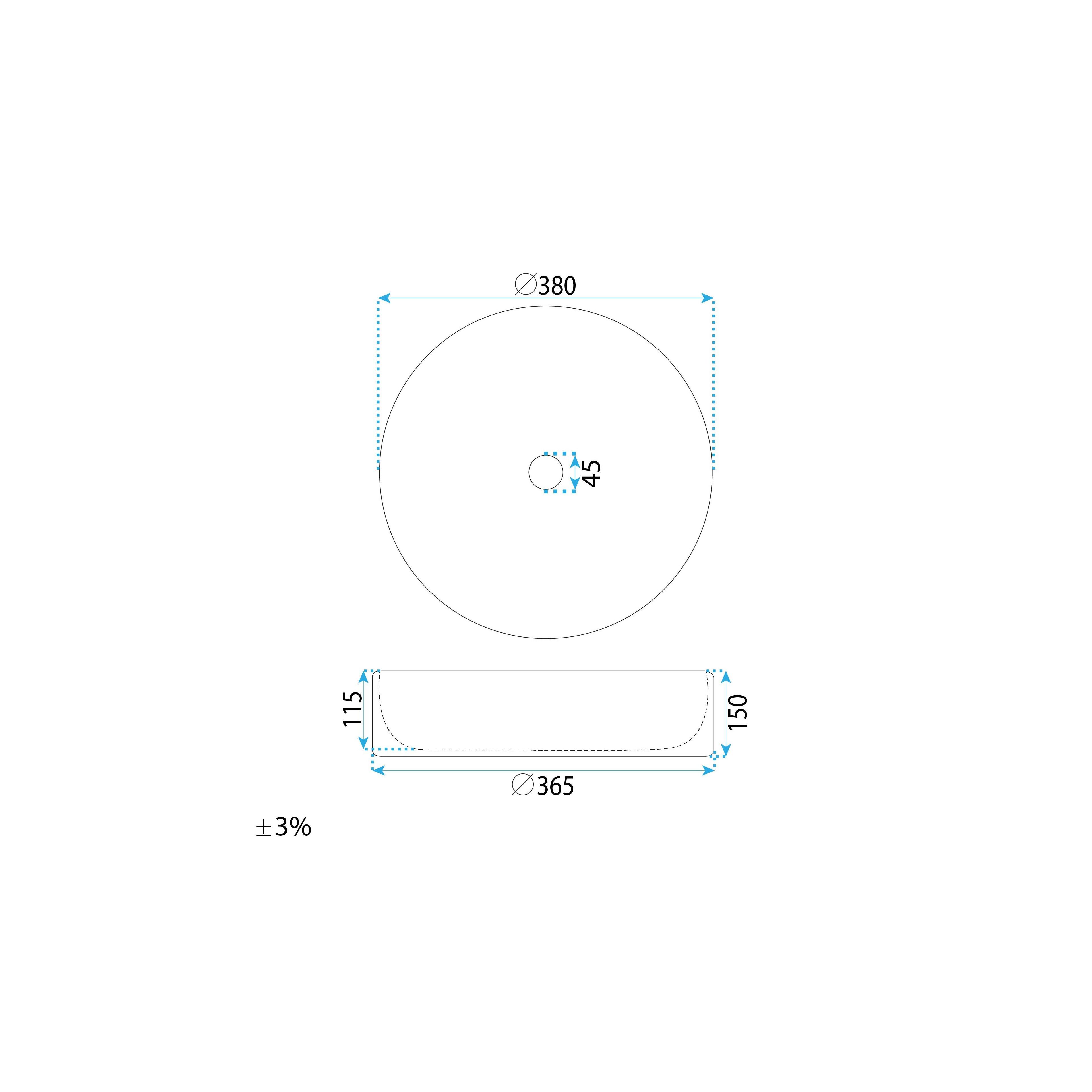 Countertop Basin Rea DUO