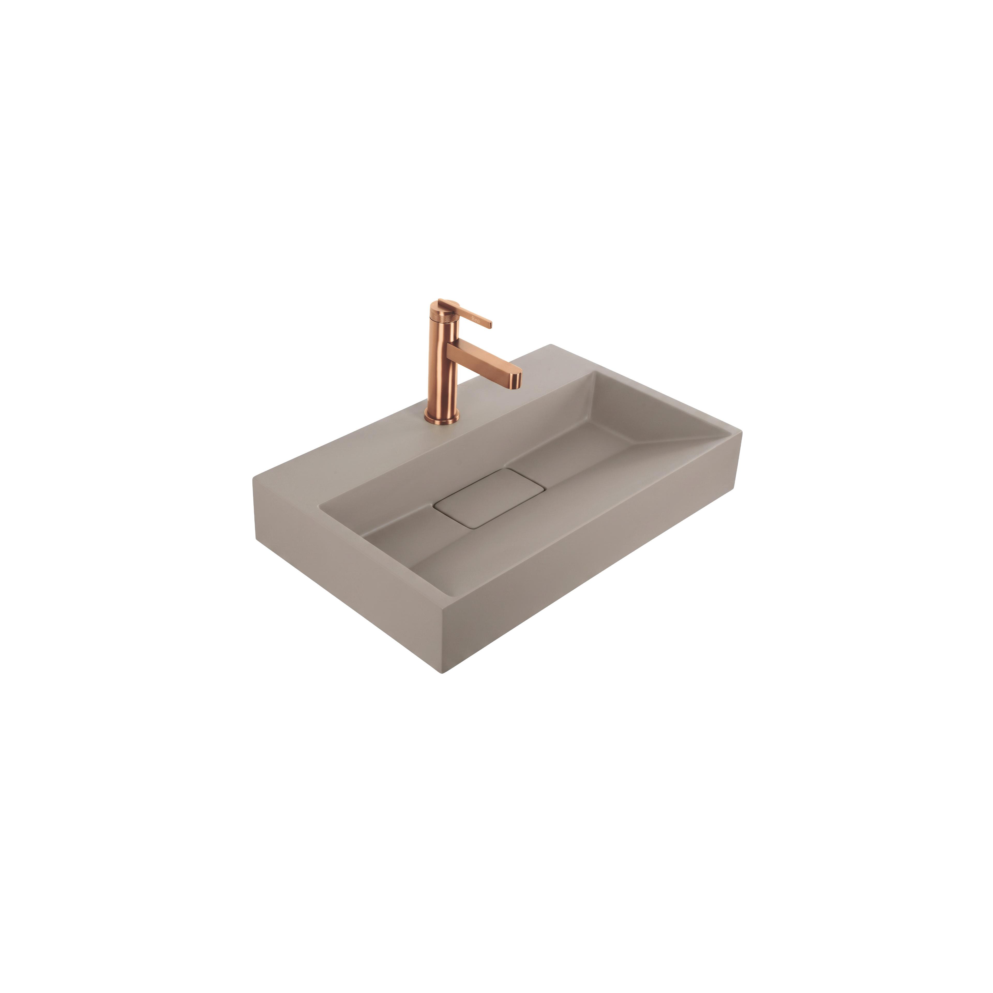 Konglomeratni umivaonik Rea GOYA 50CM Taupe