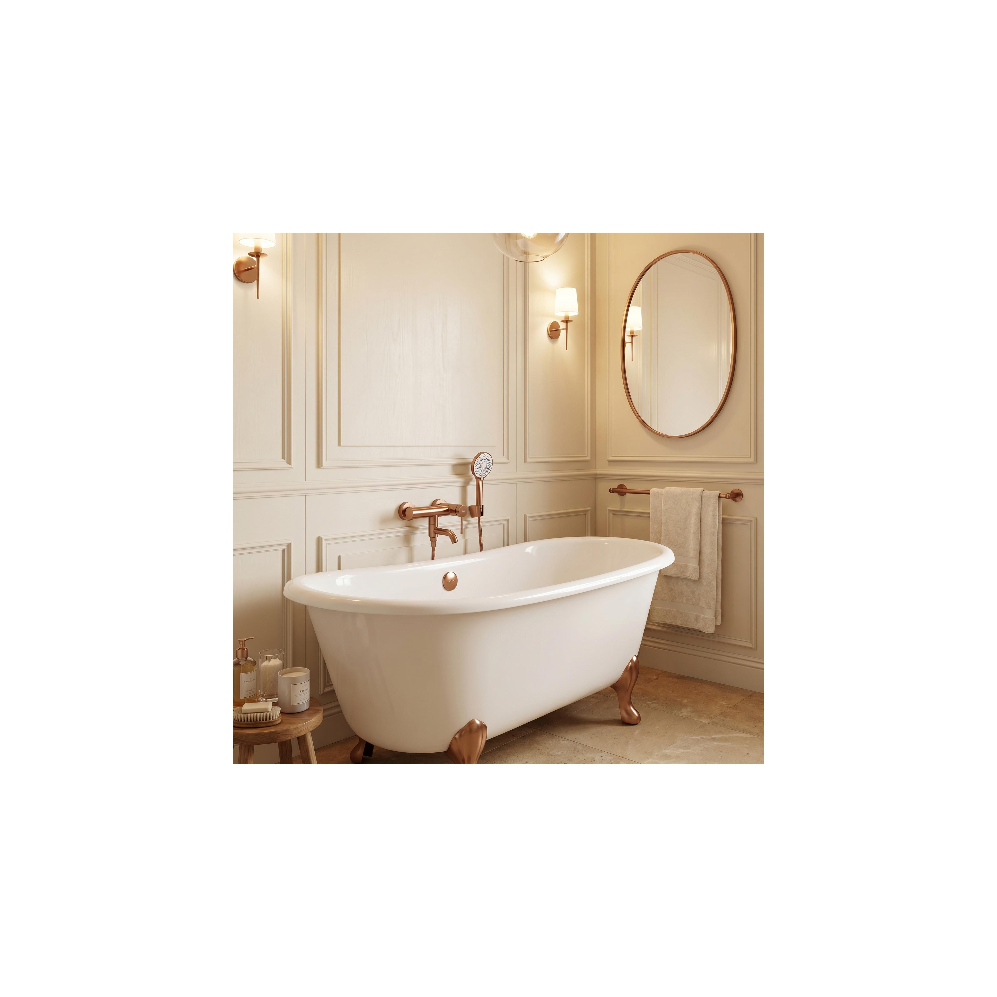 Badkraan Rea Clif Brushed Copper