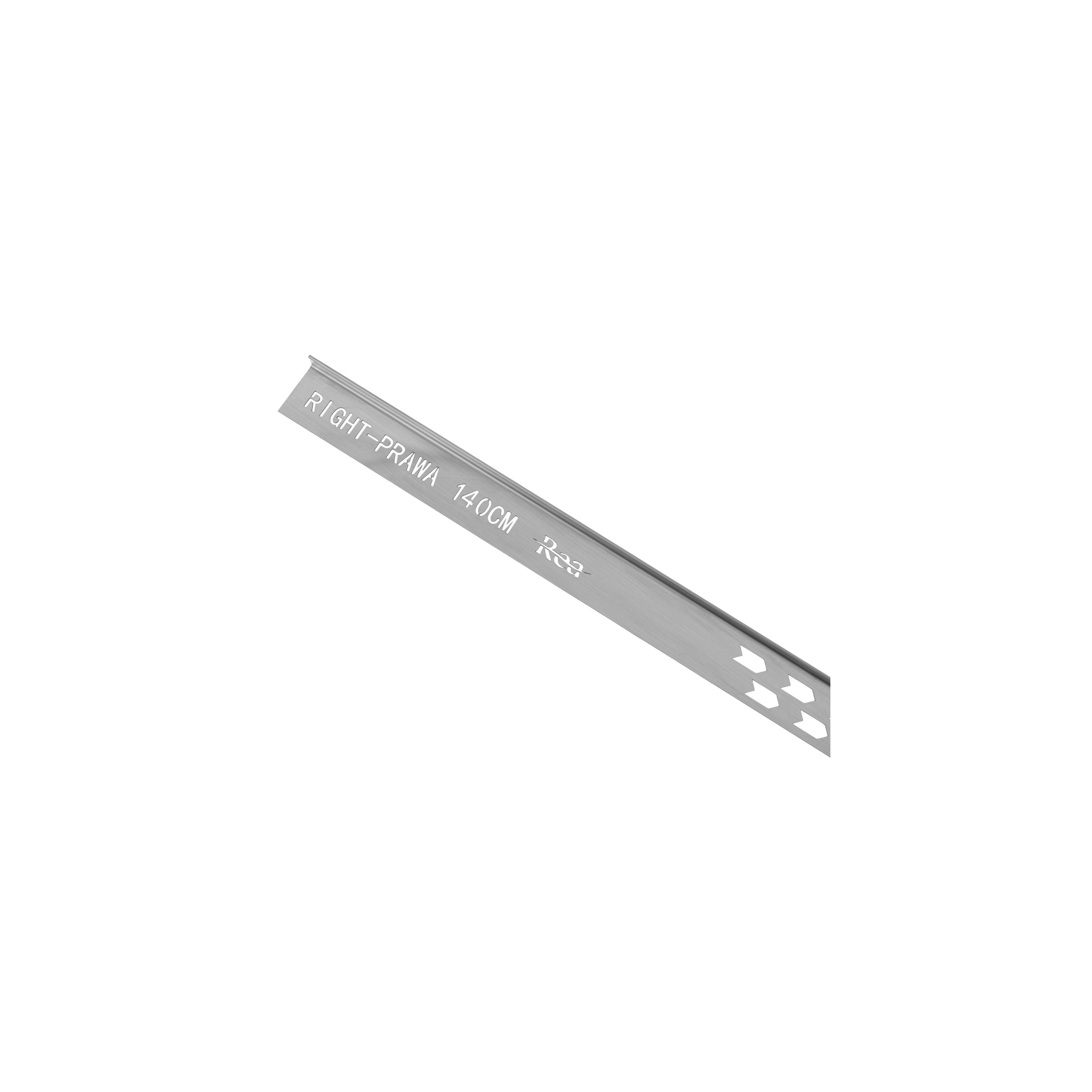 Наклонная планка для душового піддону 140cm Brush nickel