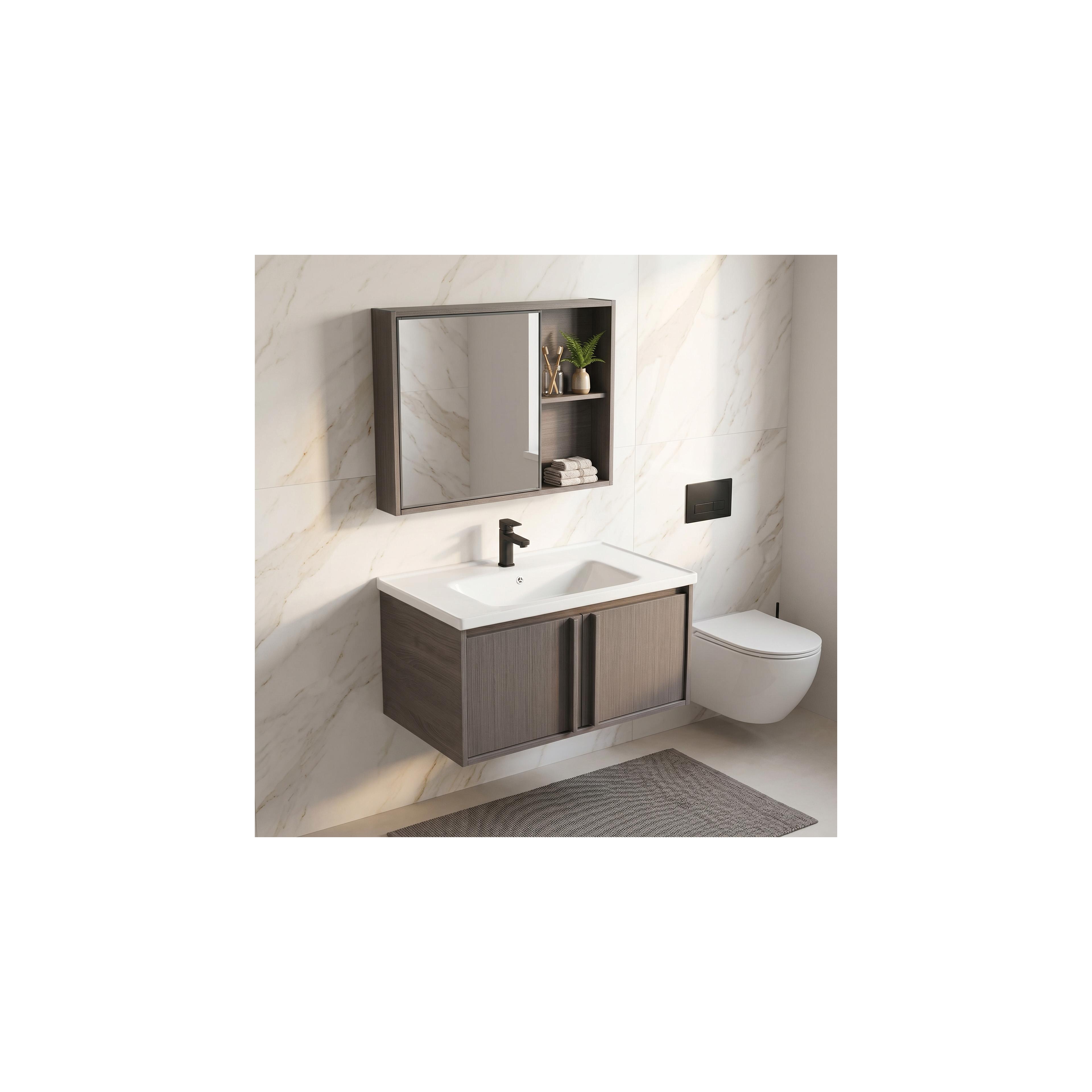 Badezimmermöbel-Set mit Waschbecken Gama T25023 KJM 80CM