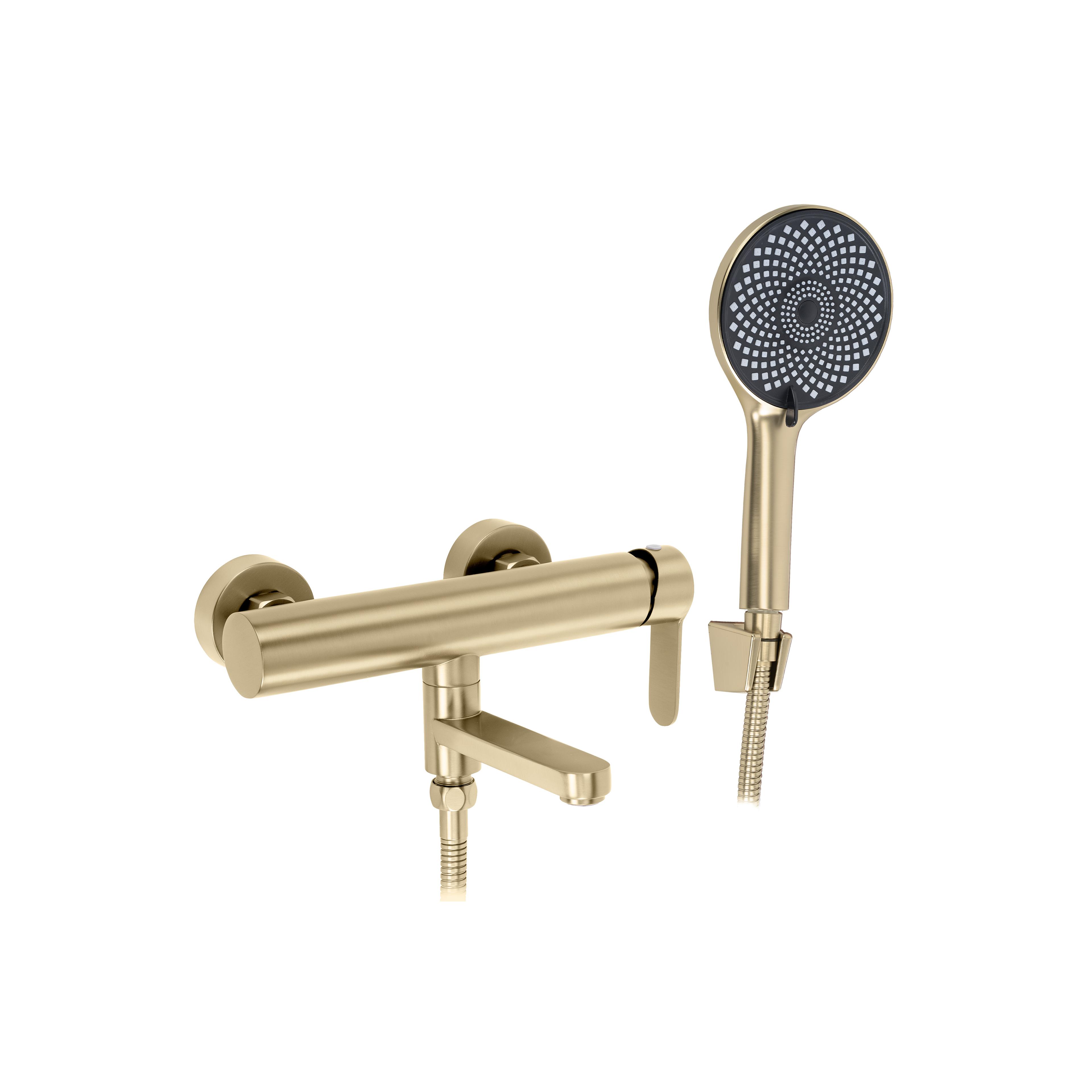 Wannenarmatur Rea Arcos Brushed Gold