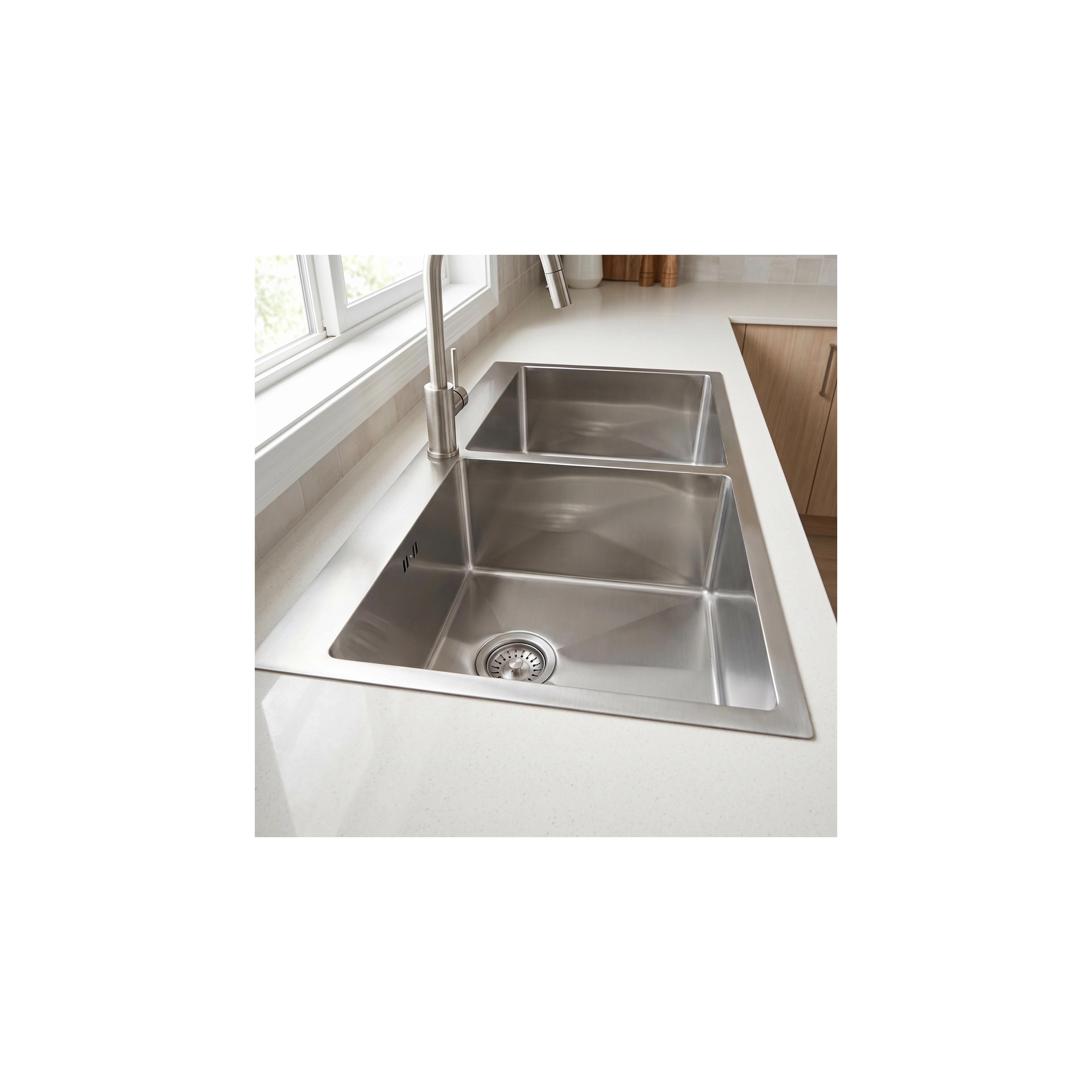 Spüle stahl REA Joel Stahl gebürstet