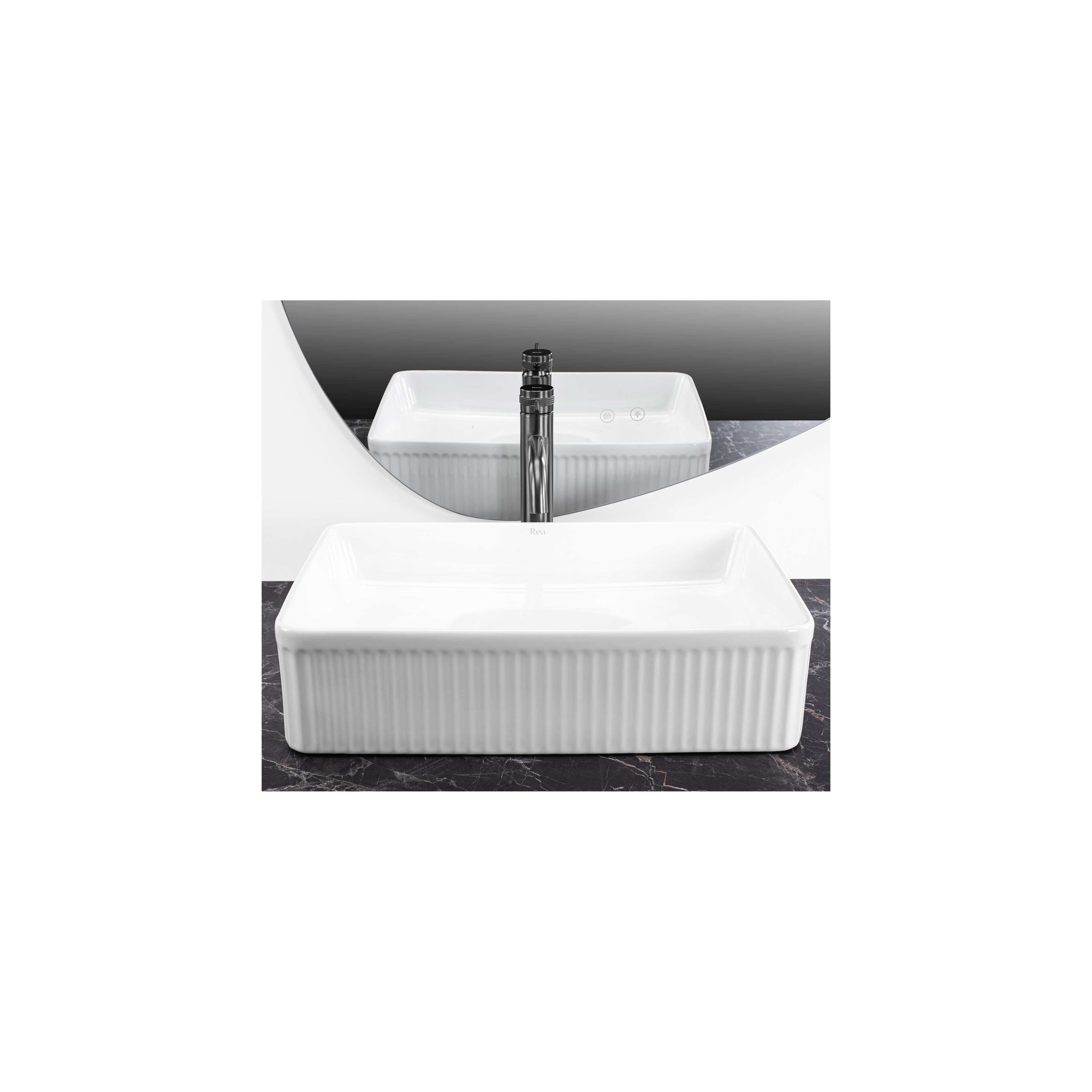 Countertop washbasin Rea Fiorella