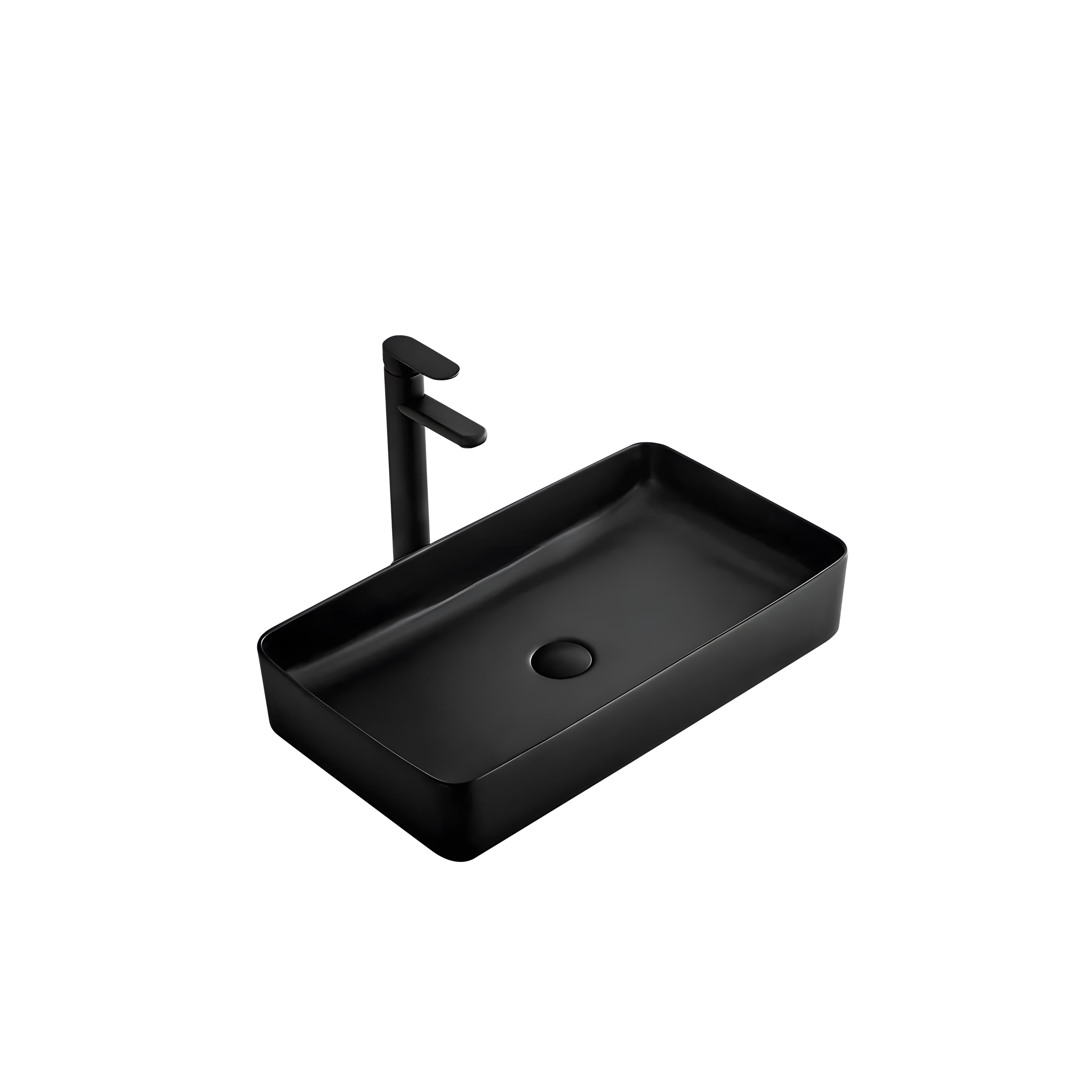 Aufsatzwaschbecken Denis black Mat