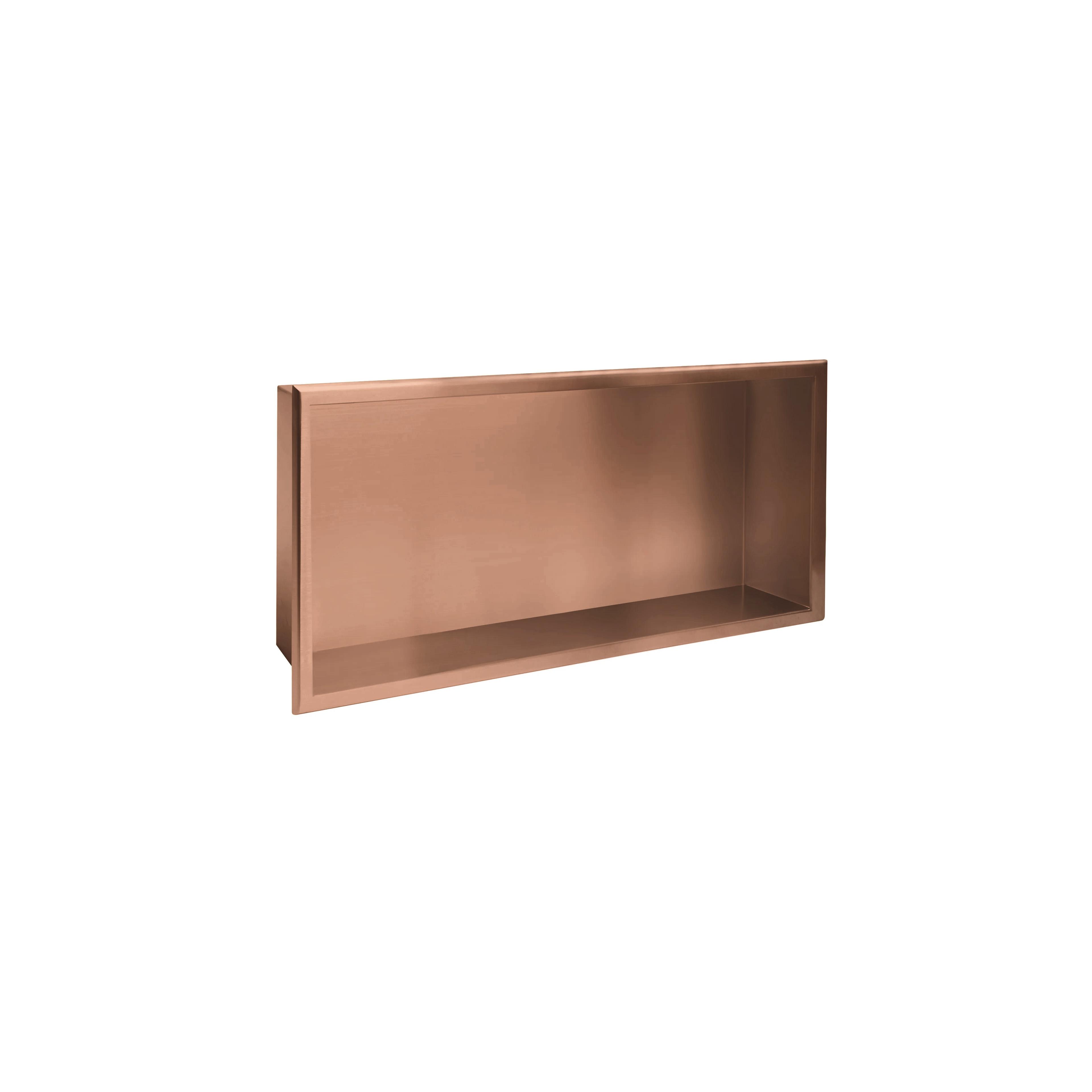 bathroom shelf 30x60 brush copper