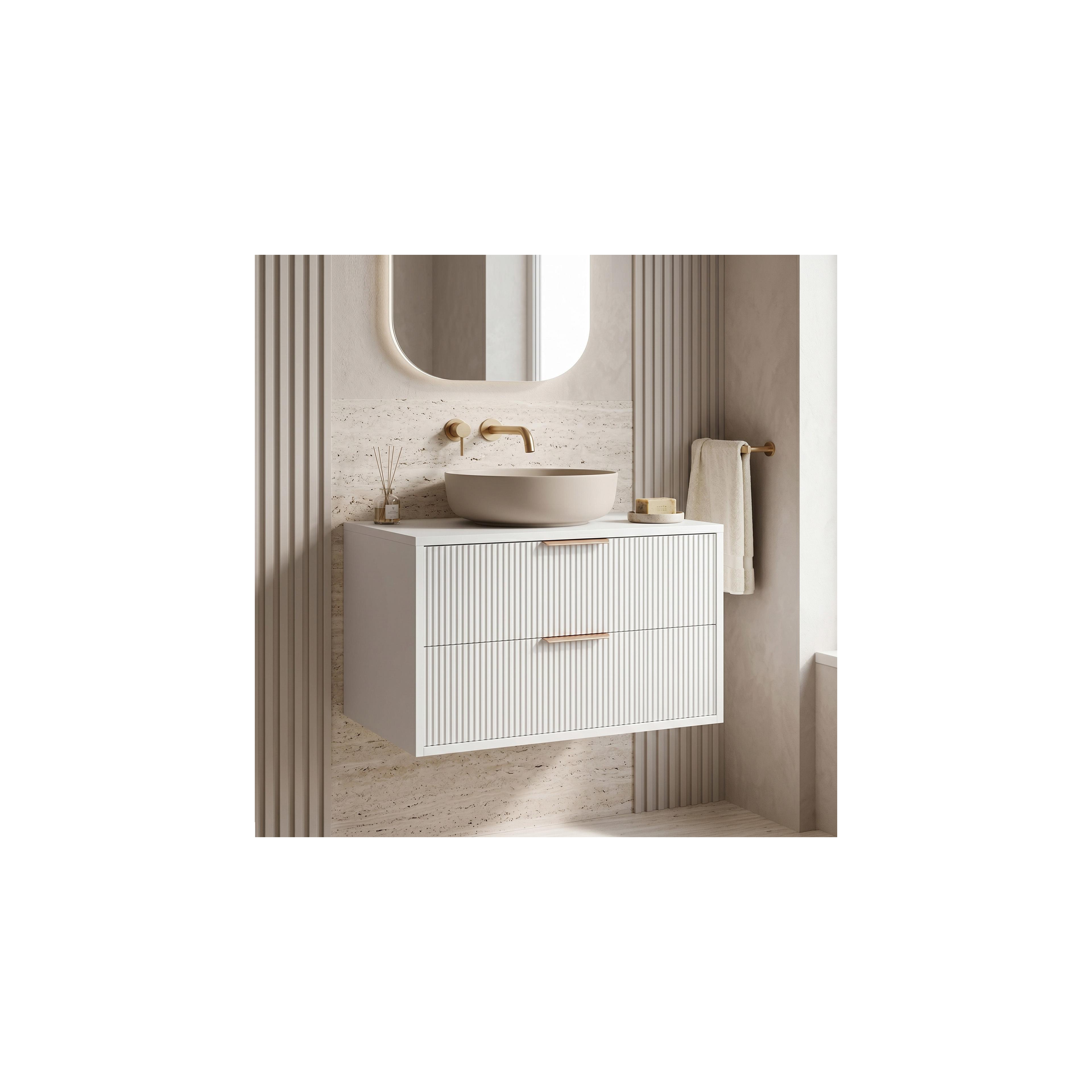Waschtischunterschrank Rea Mono 80cm White