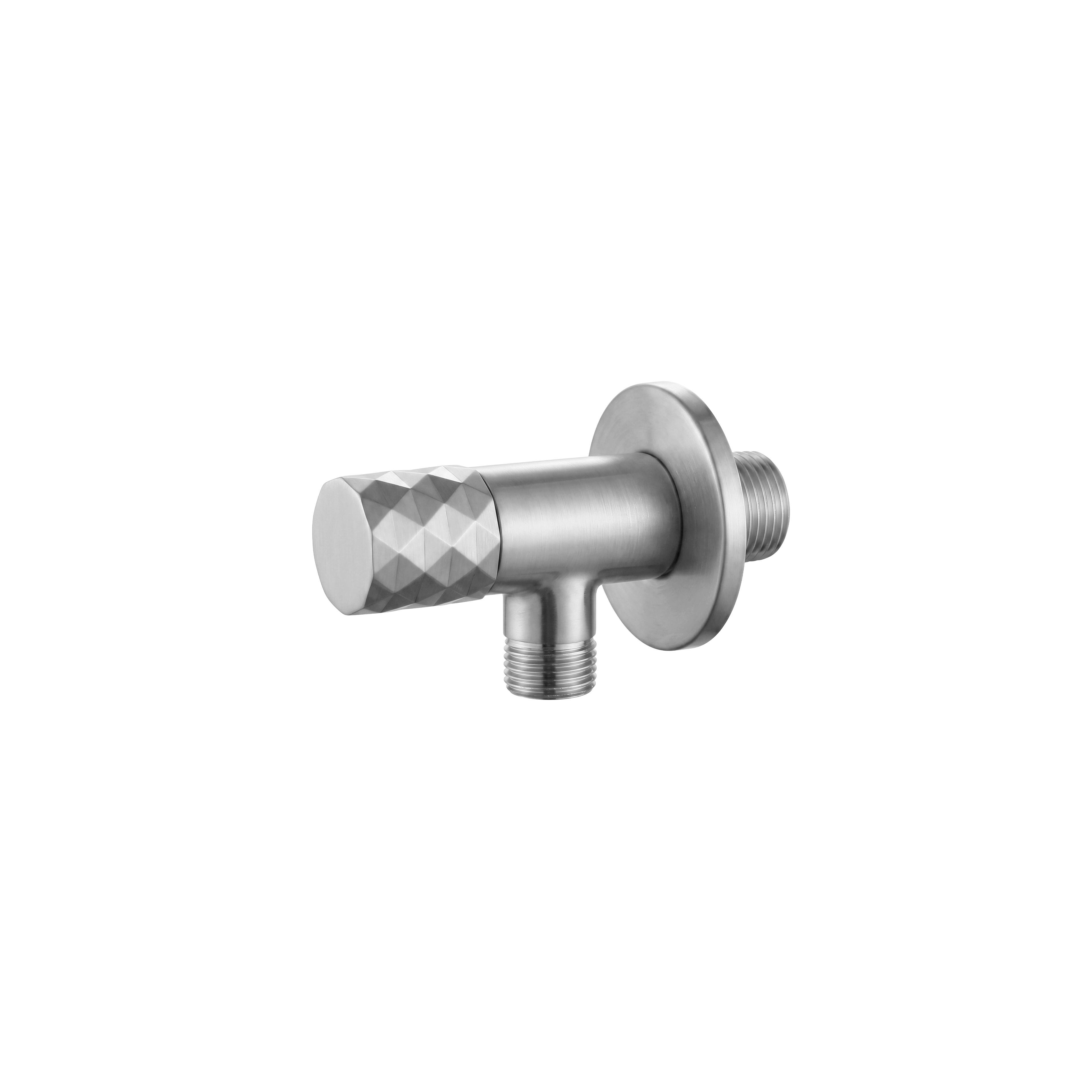 Vinkelventil Diamond 03 1/2" x 3/8" Brush Nickel