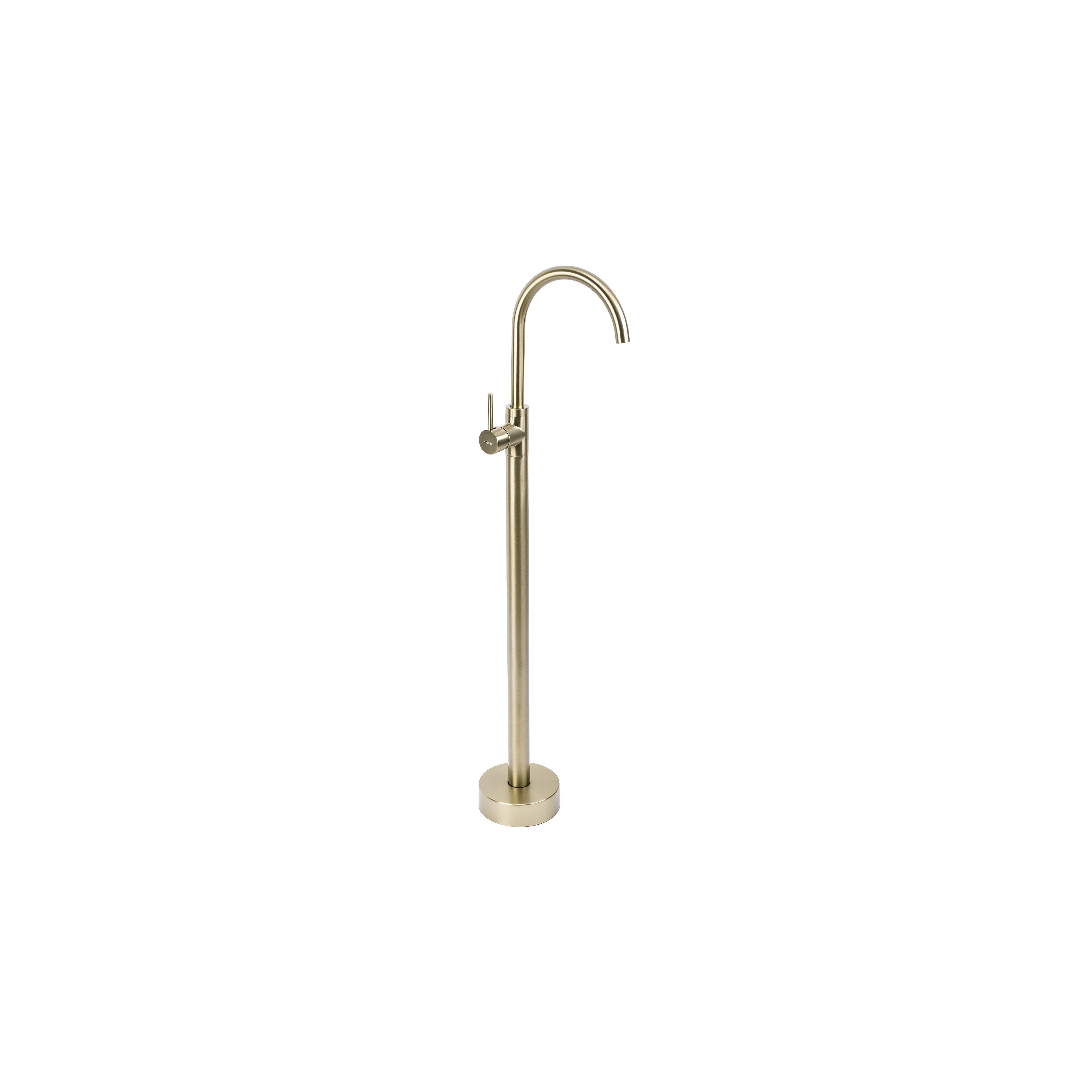 Basin mixer Rea Lungo Brush Gold