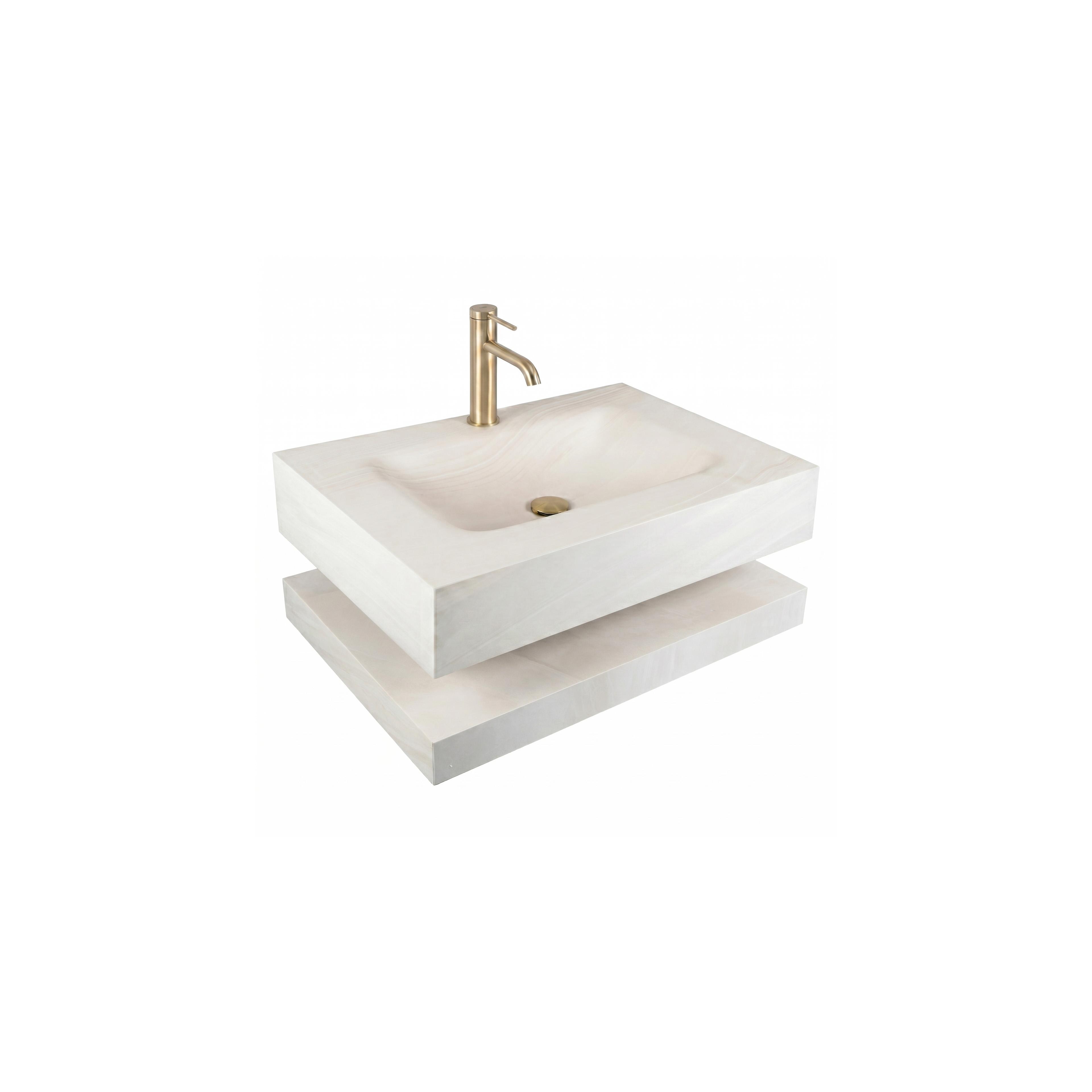 Wandwaschbecken REA Apollo Gran Cloud Sky 80