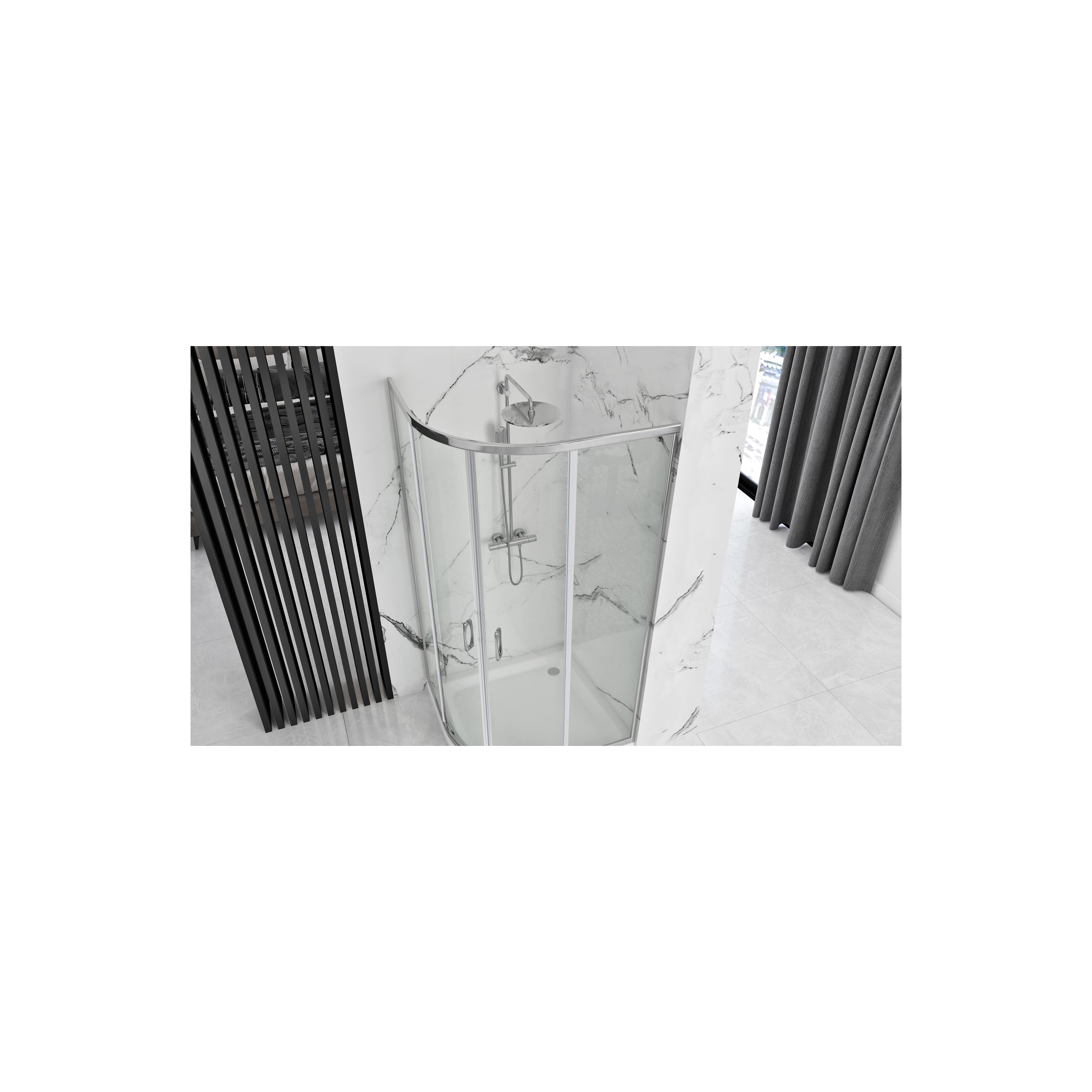 Duschkabine REA Look Chrome 80x80