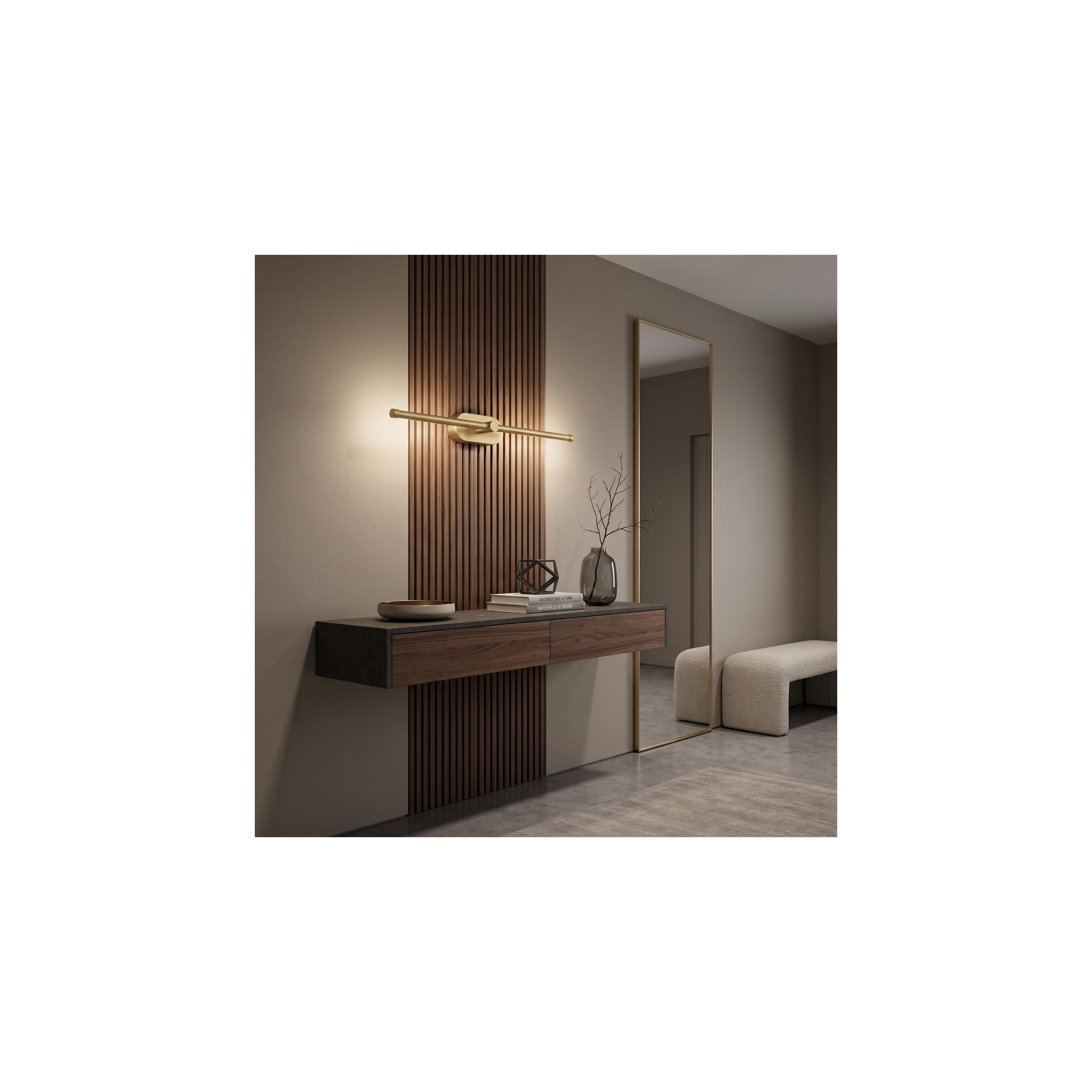 Настінний LED світильник для ванної APP1893-1W 60 cm BRUSH GOLD