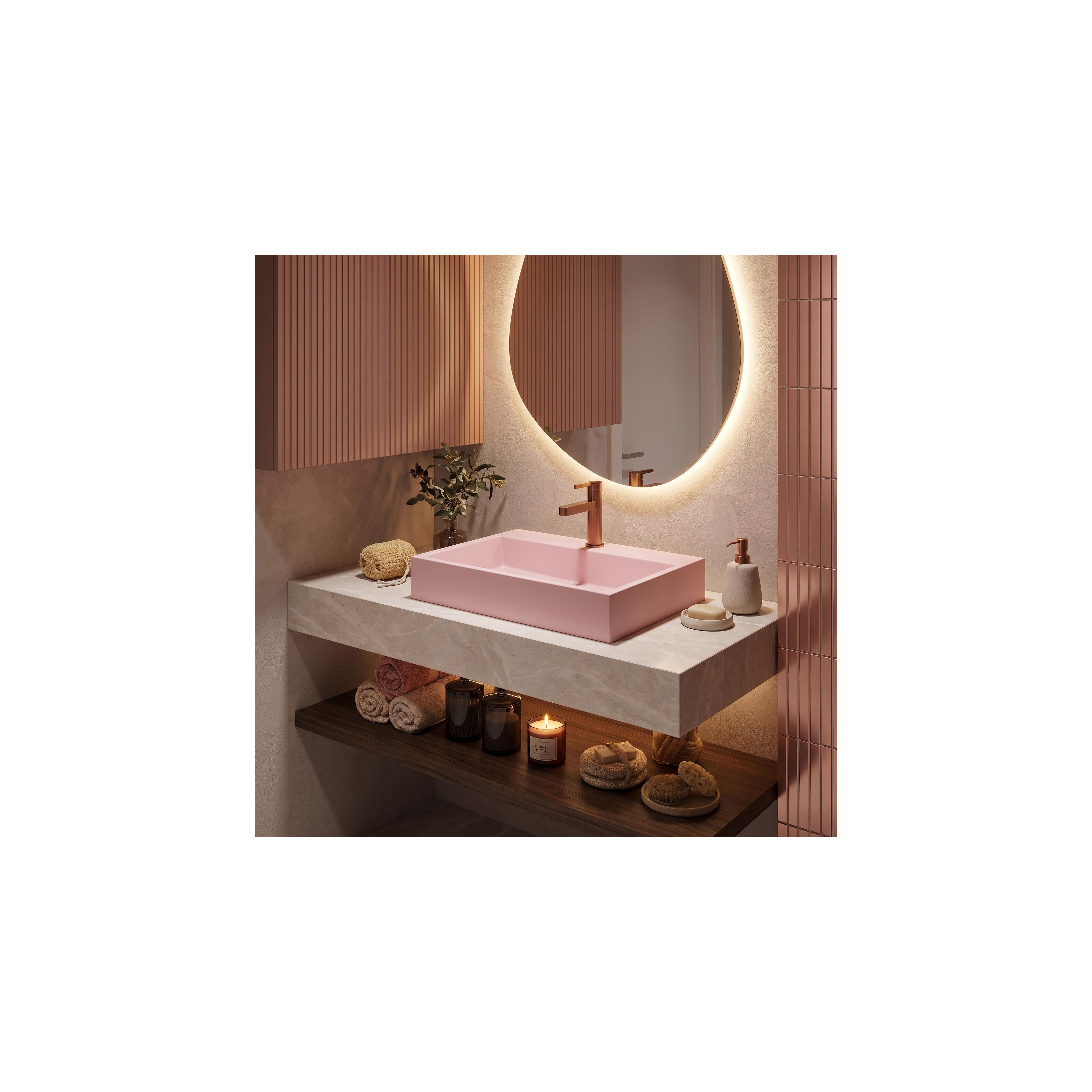 Waschbecken Konglomerat GOYA PINK 60CM