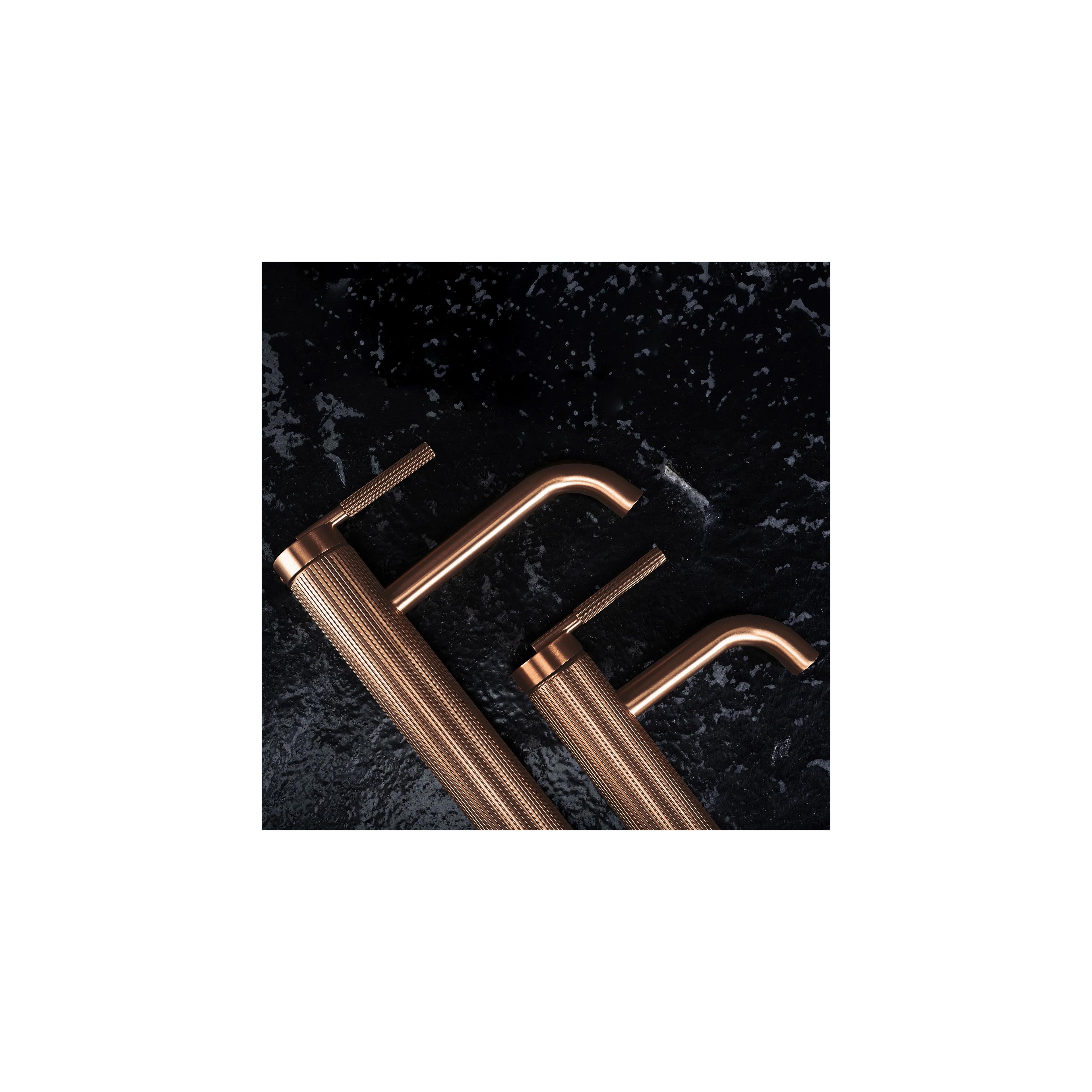 Waschbeckenarmatur Rea Argon Brush Copper Low