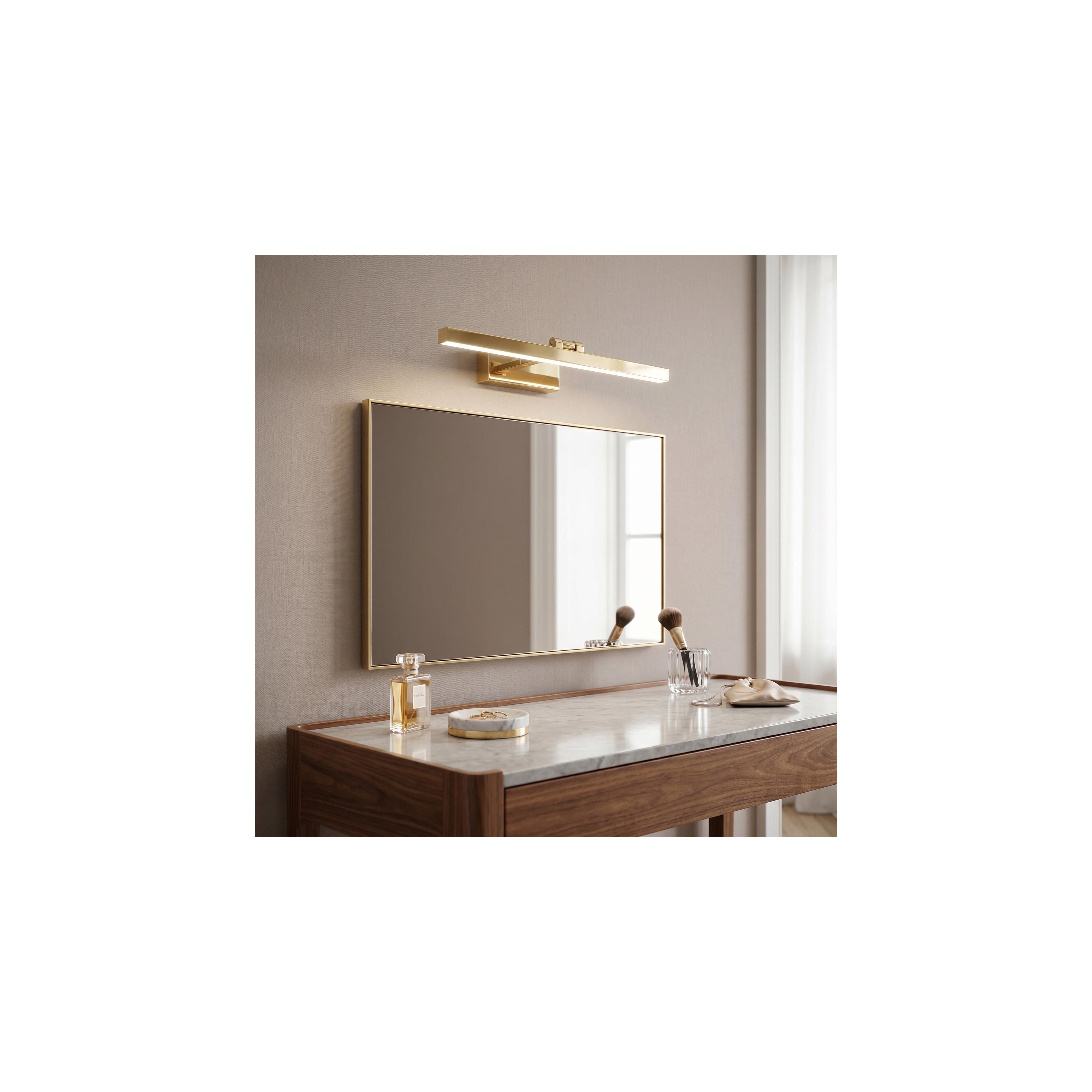 Kinkiet łazienkowy LED APP1861-1W 60 cm Złoty