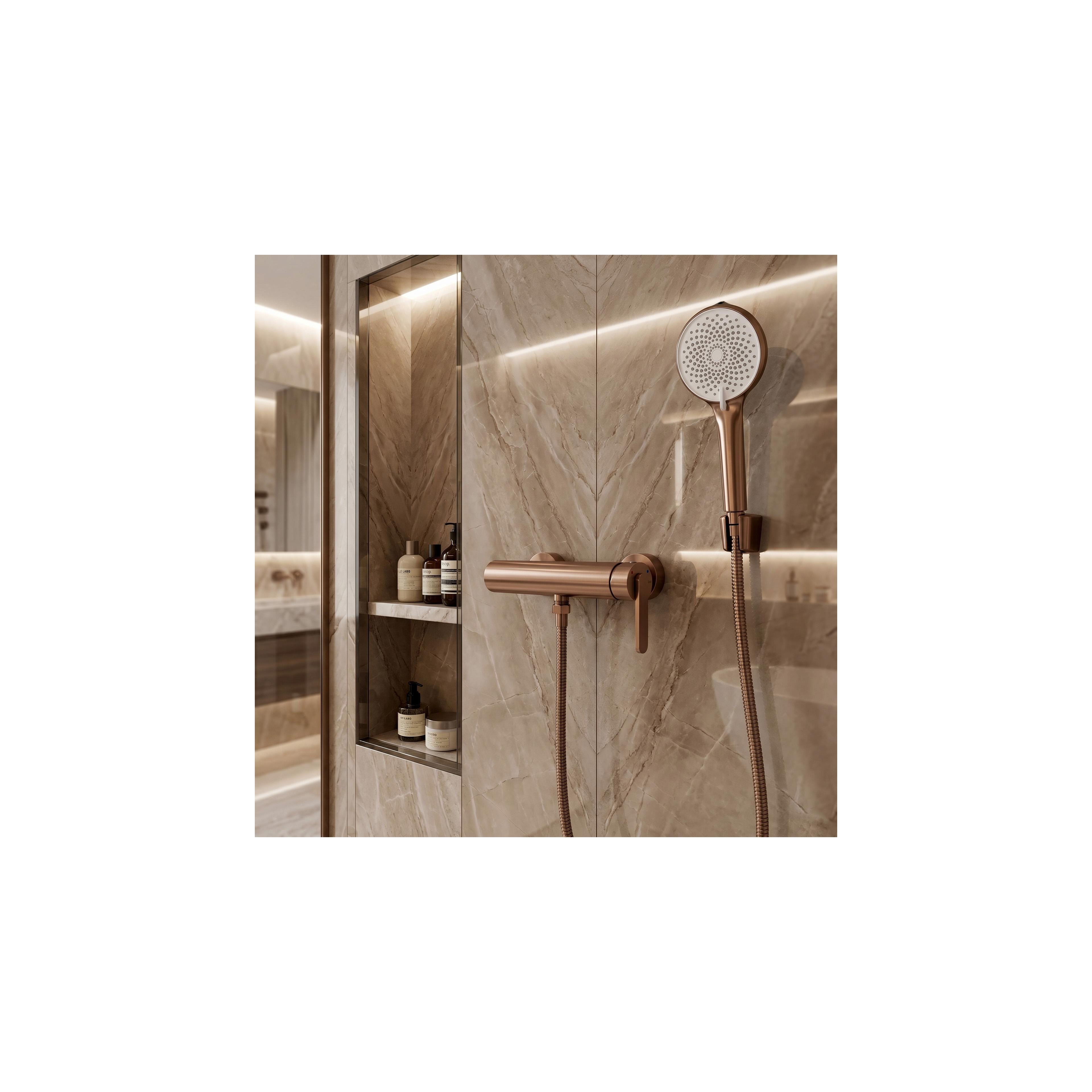 Wannenarmatur REA Ontario Side Brush Copper