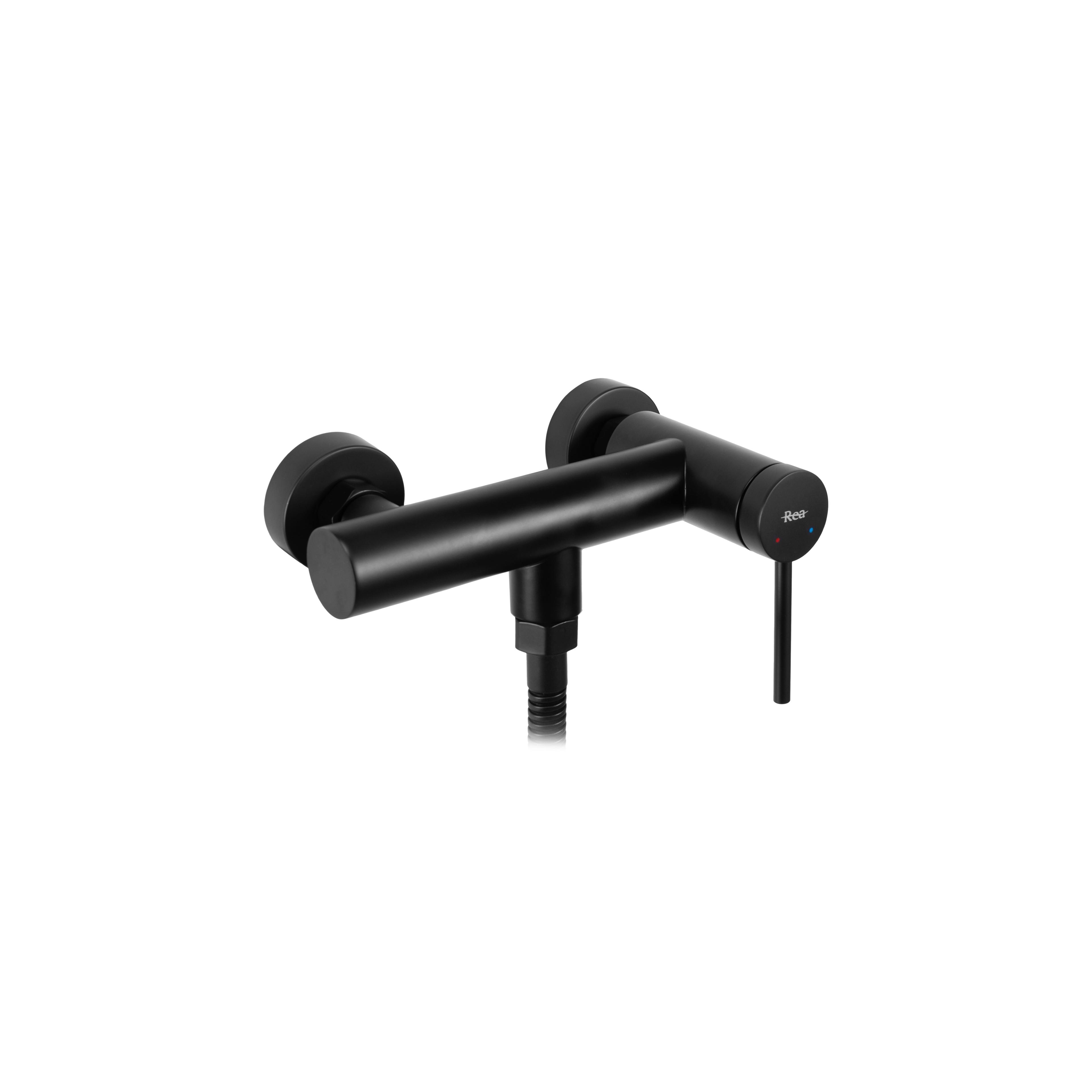 Tuš pipa REA Clif Black Matt