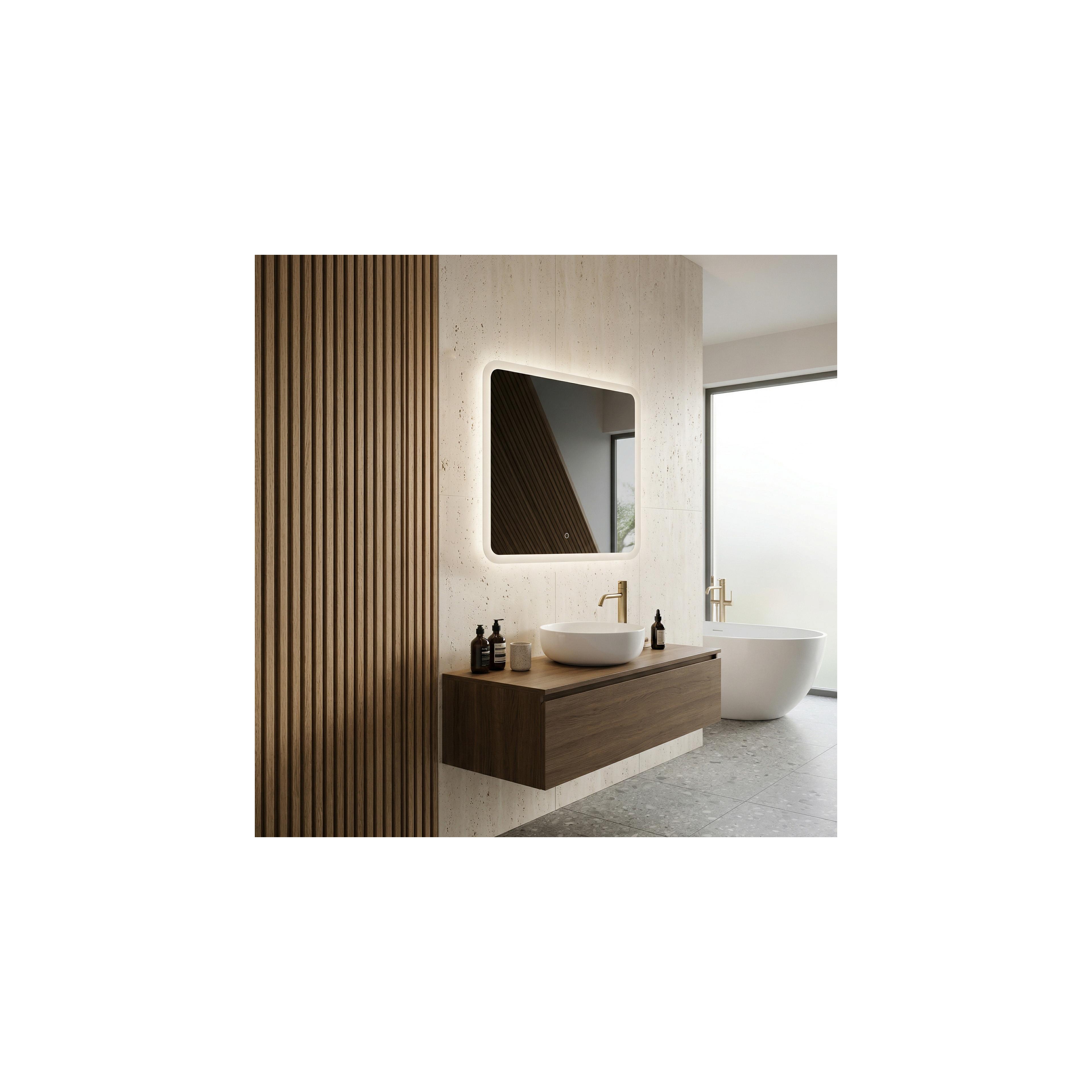 Spiegel LED 70x70cm TOP-2