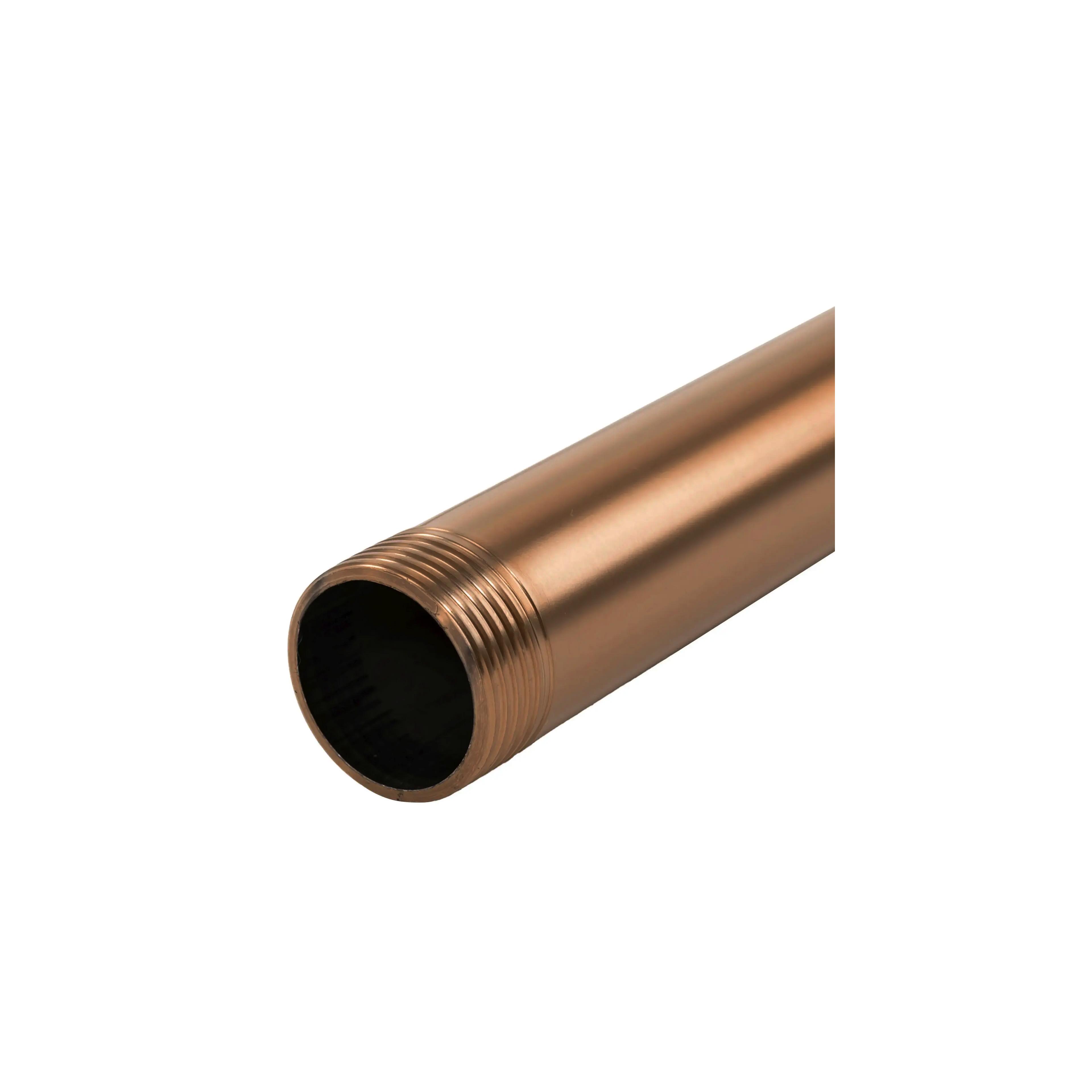 Extension for a bathtub and shower set brush copper 50cm
